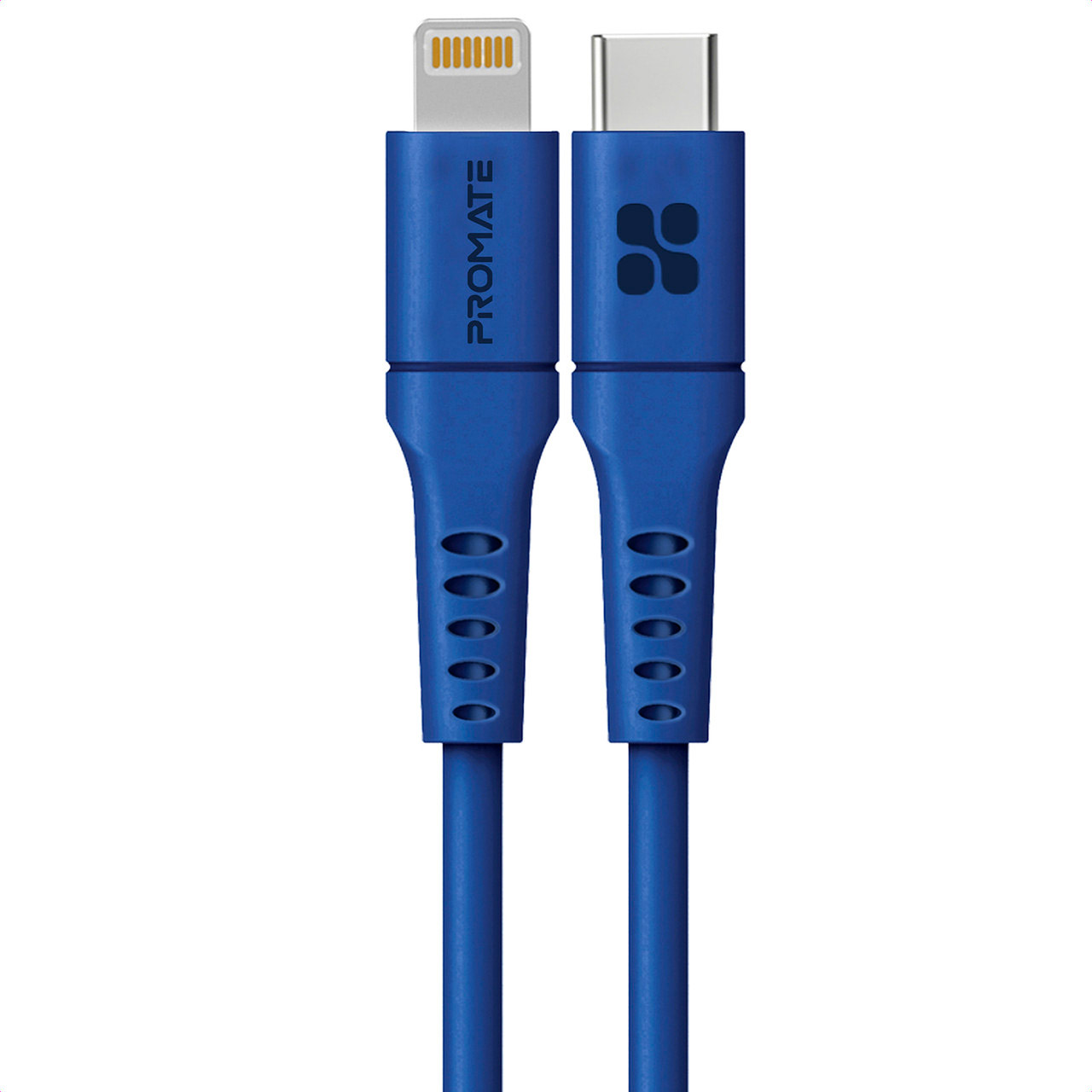 Кабель PROMATE PowerLink-200 USB-C to Lightning 2м Blue