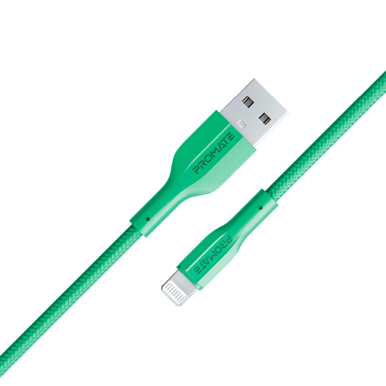 Кабель PROMATE XCord-Ai USB-A to Lightning 1м Green