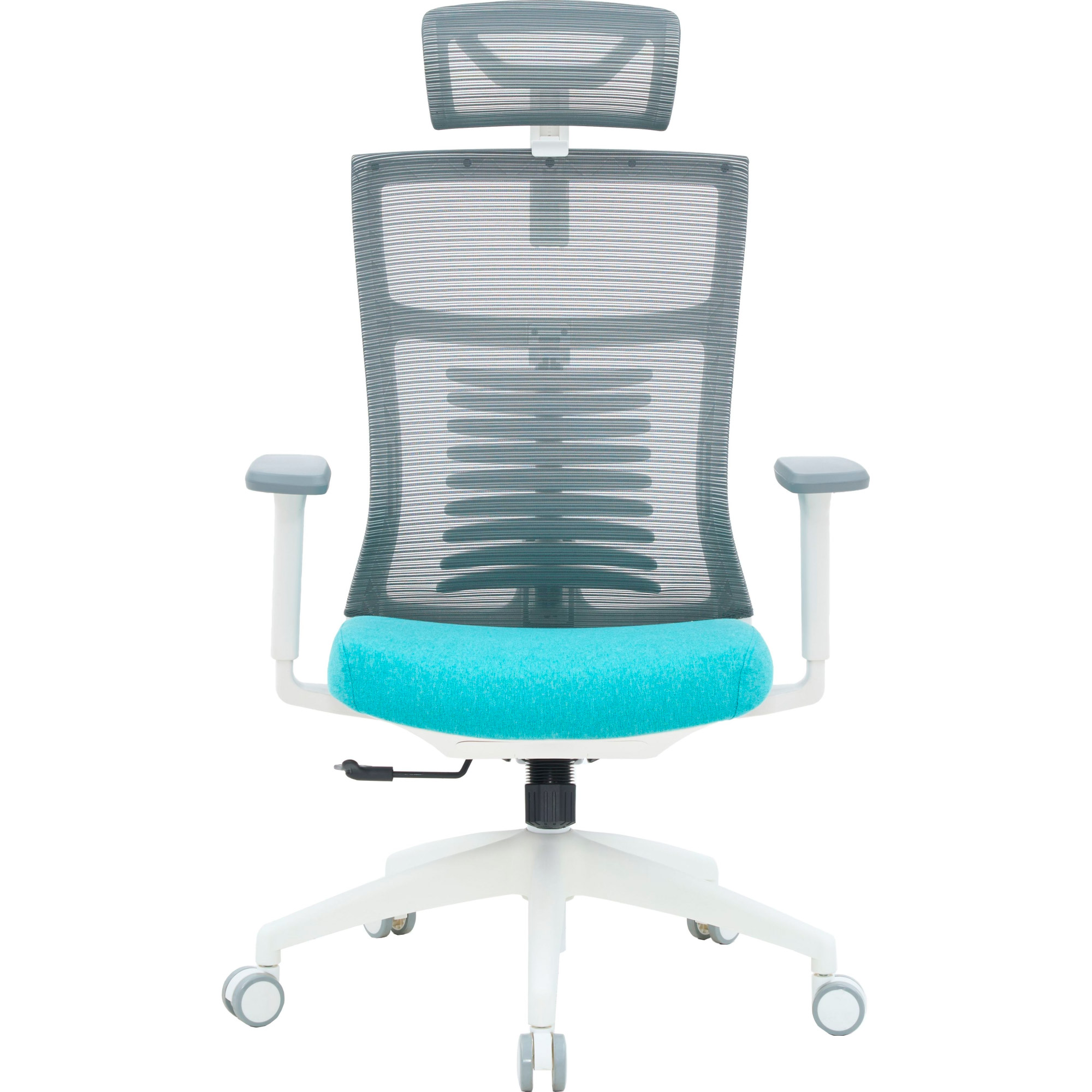 Крісло офісне OFFICEPRO Balance OC550-W-DG-BL White/Dark Gray/Blue