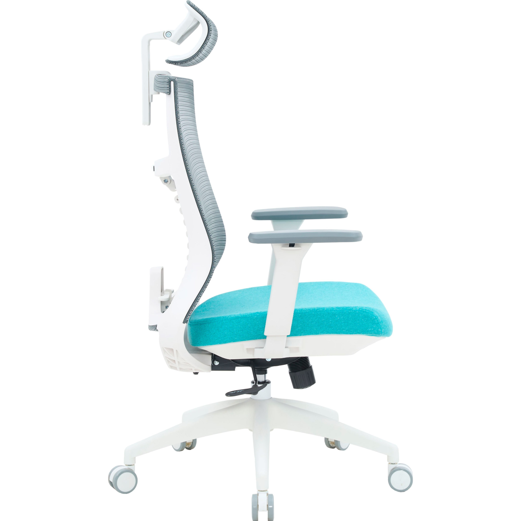 Крісло офісне OFFICEPRO Balance OC550-W-DG-BL White/Dark Gray/Blue