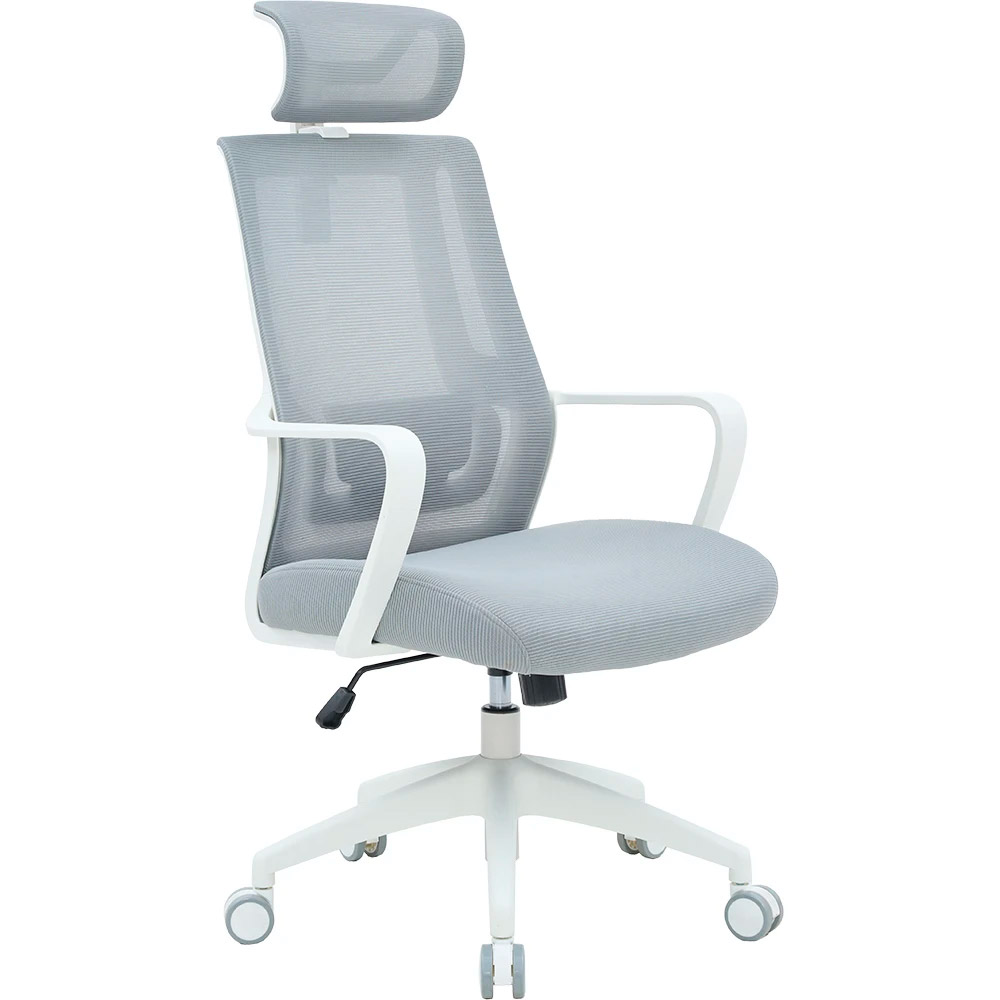 Кресло офисное OFFICEPRO Harmony OC310-W-LG-LG White/Light Gray