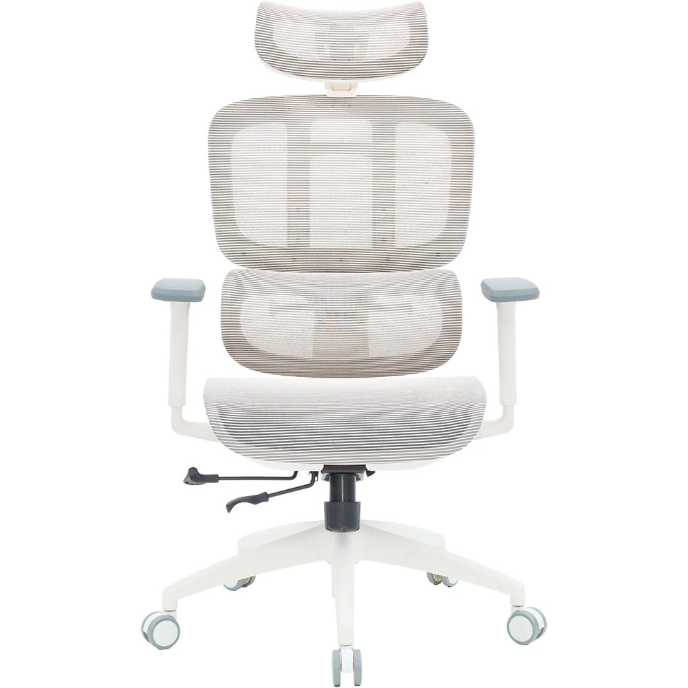 Крісло офісне OFFICEPRO Skyline OC680-W-LG-LG White/Light Gray