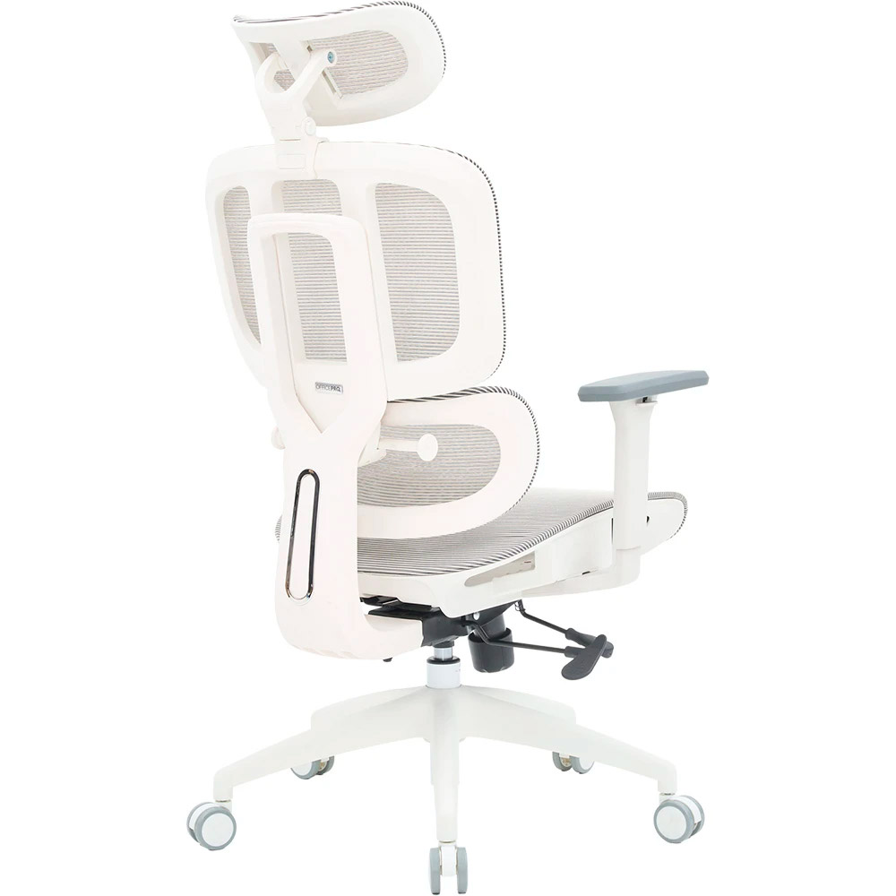 Крісло офісне OFFICEPRO Skyline OC680-W-LG-LG White/Light Gray