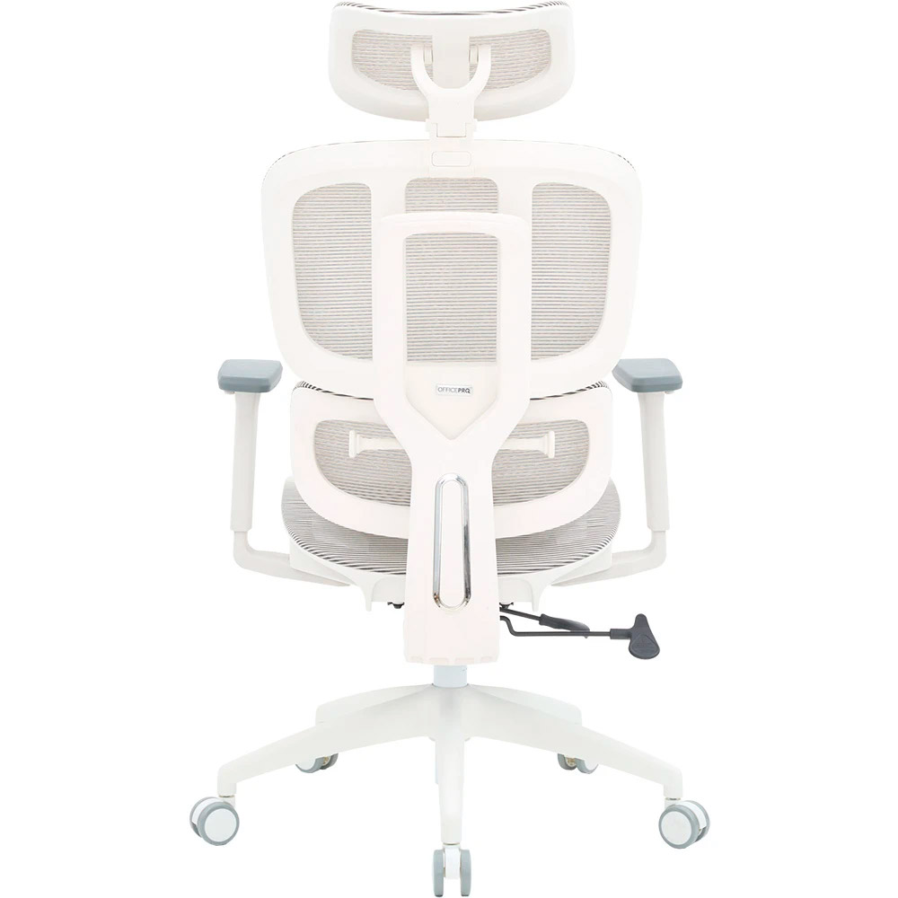 Крісло офісне OFFICEPRO Skyline OC680-W-LG-LG White/Light Gray