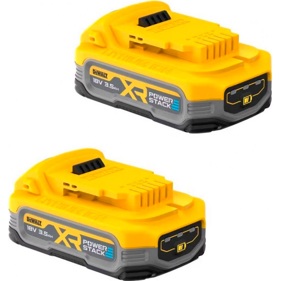 Комплект аккумуляторов DeWALT XR PowerStack 18V 3.5Ah 2-pack (DCBP318S2)