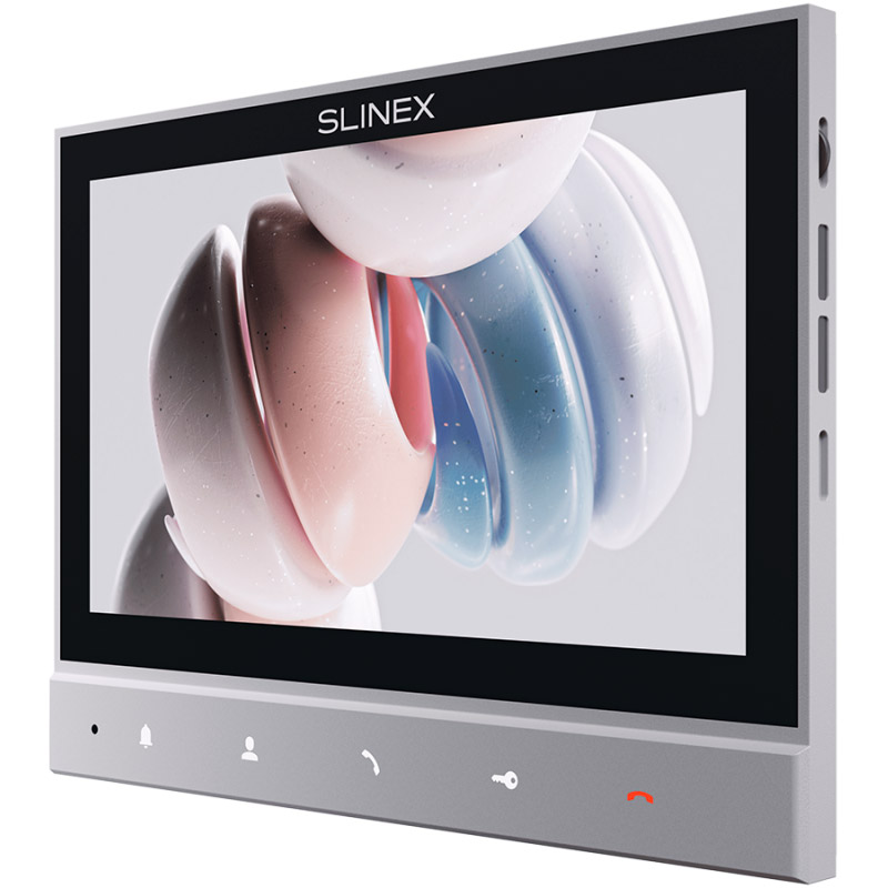 Комплект відеодомофона SLINEX SK-07 Silver/Black + ML-17HR Graphite
