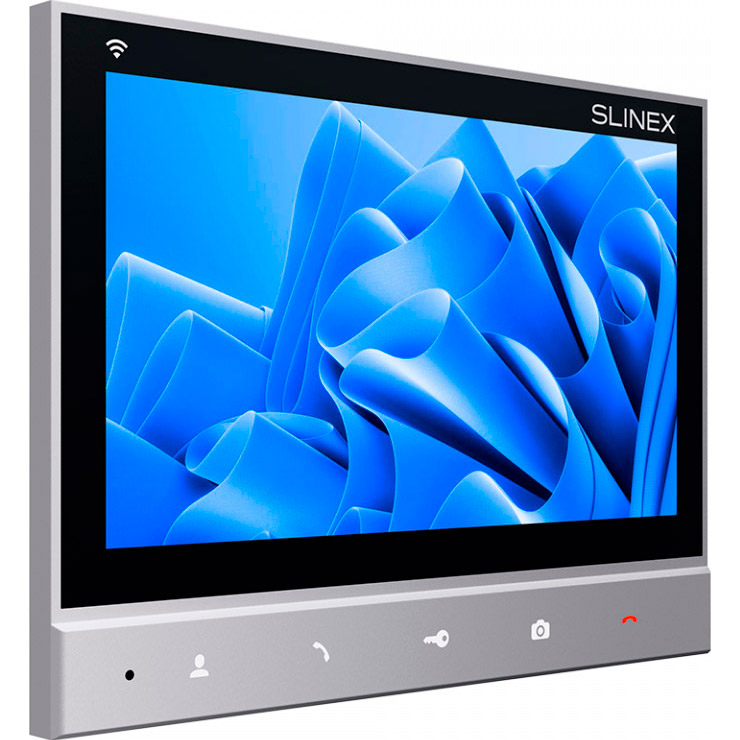 Комплект відеодомофона SLINEX SK-07N Cloud Silver/Black + ML-17HD Graphite