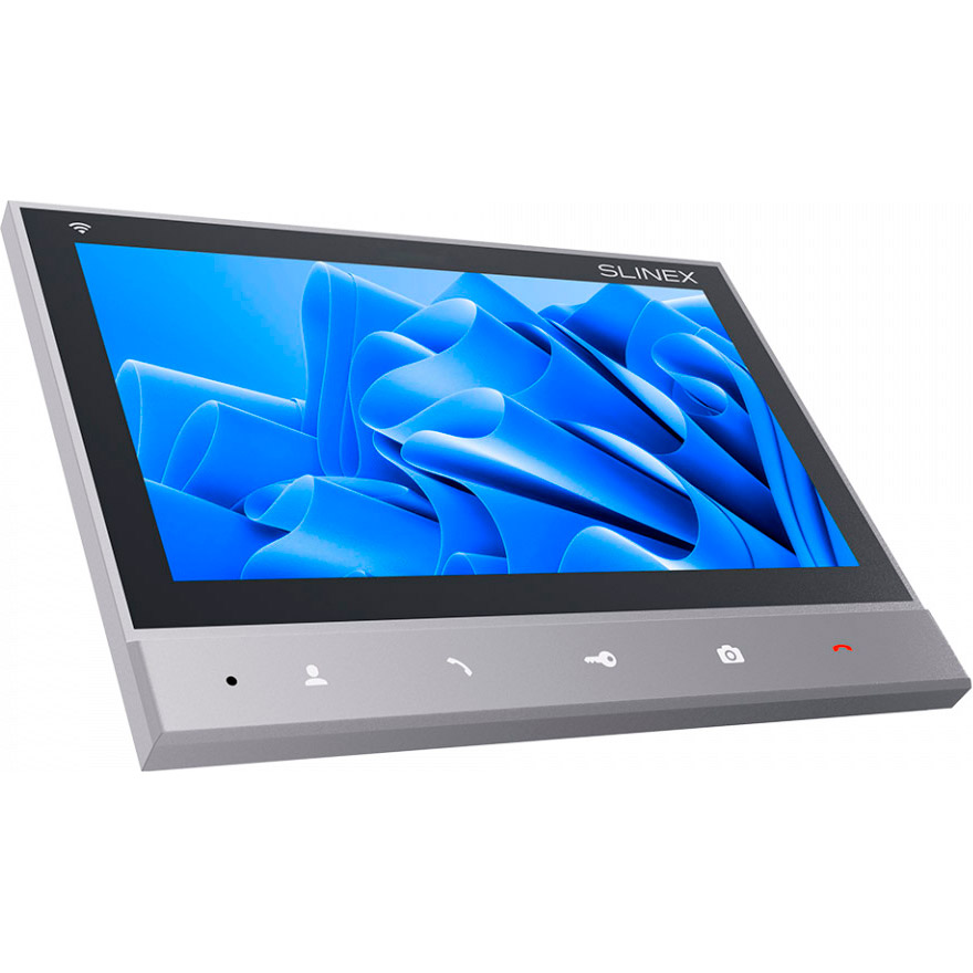 Комплект відеодомофона SLINEX SK-07N Cloud Silver/Black + ML-17HD Graphite