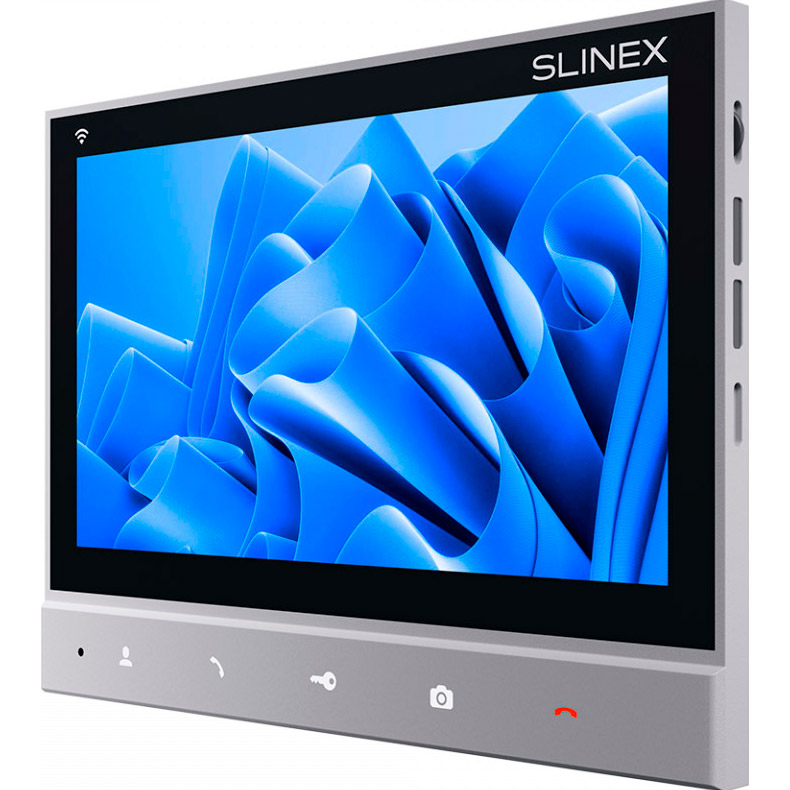 Комплект відеодомофона SLINEX SK-07N Cloud Silver/Black + ML-17HD Graphite