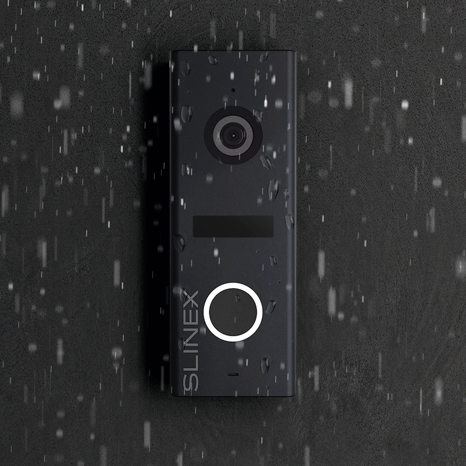 Комплект відеодомофона SLINEX SK-07N Cloud Silver/Black + ML-17HD Graphite