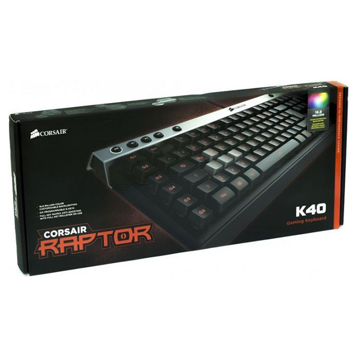 Клавіатура CORSAIR Raptor K40 (CH-9000223-NA)