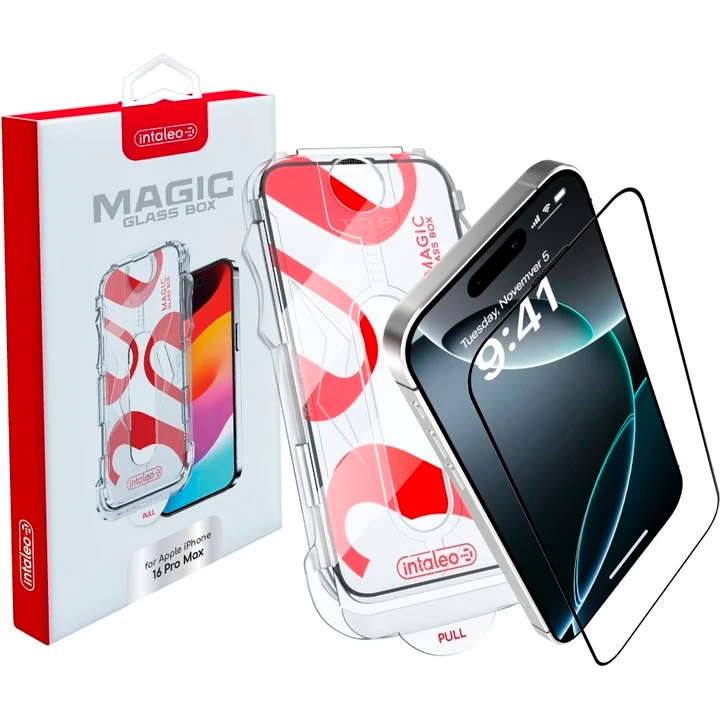 Защитное стекло INTALEO Magic Glass Box для iPhone 16 Pro