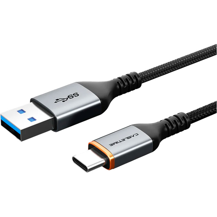 Кабель CABLETIME CA40H USB3.0 AM/CM PD3.0, QC4.0 2м Black