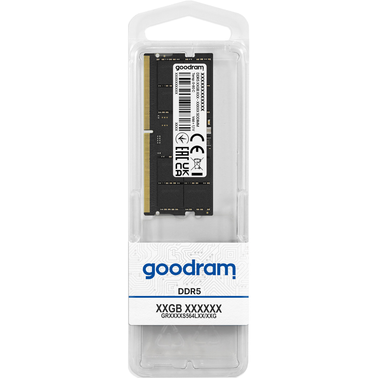 Модуль пам'яті GOODRAM SO-DIMM DDR5 5600MHz 32GB (GR5600S564L46/32G)