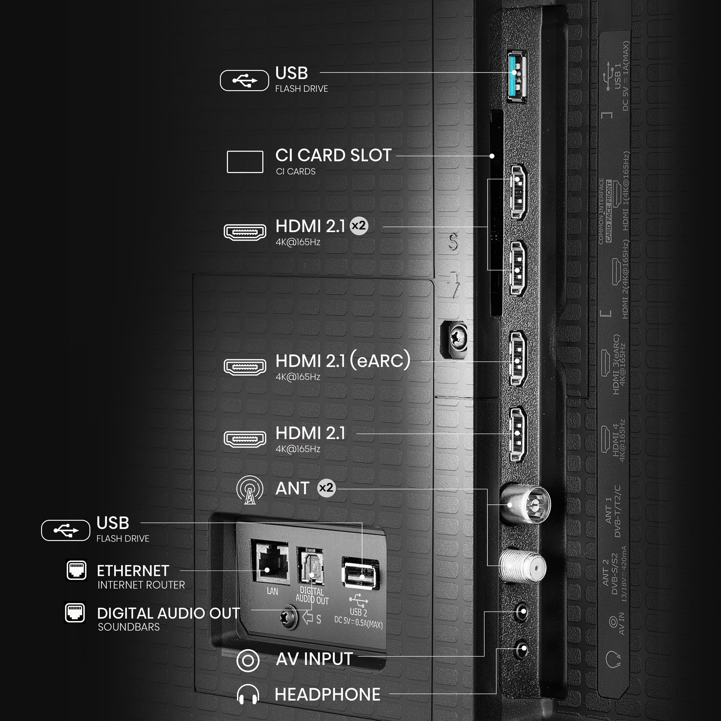 Телевізор HISENSE 55" ULED MiniLED 4K 55U7Q PRO (20016204)