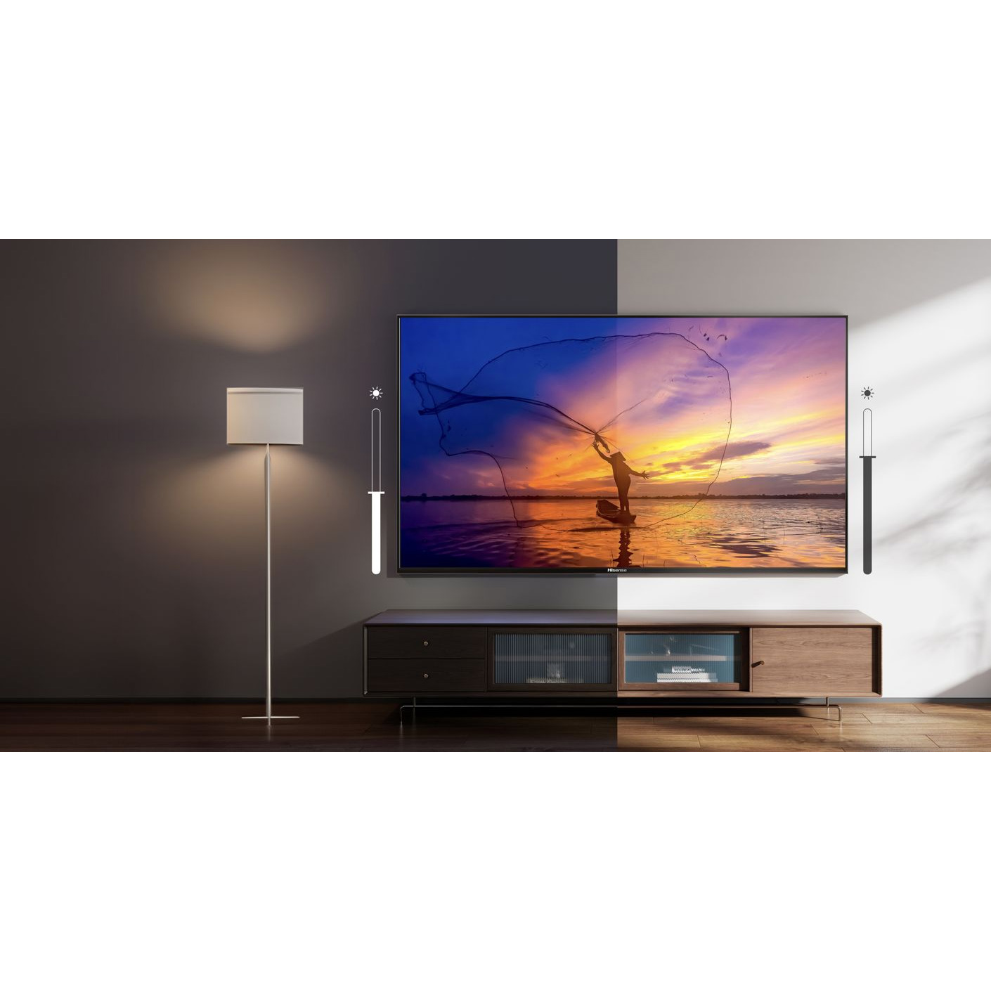 Телевізор HISENSE 55" QLED 4K 55E7Q (20015899)