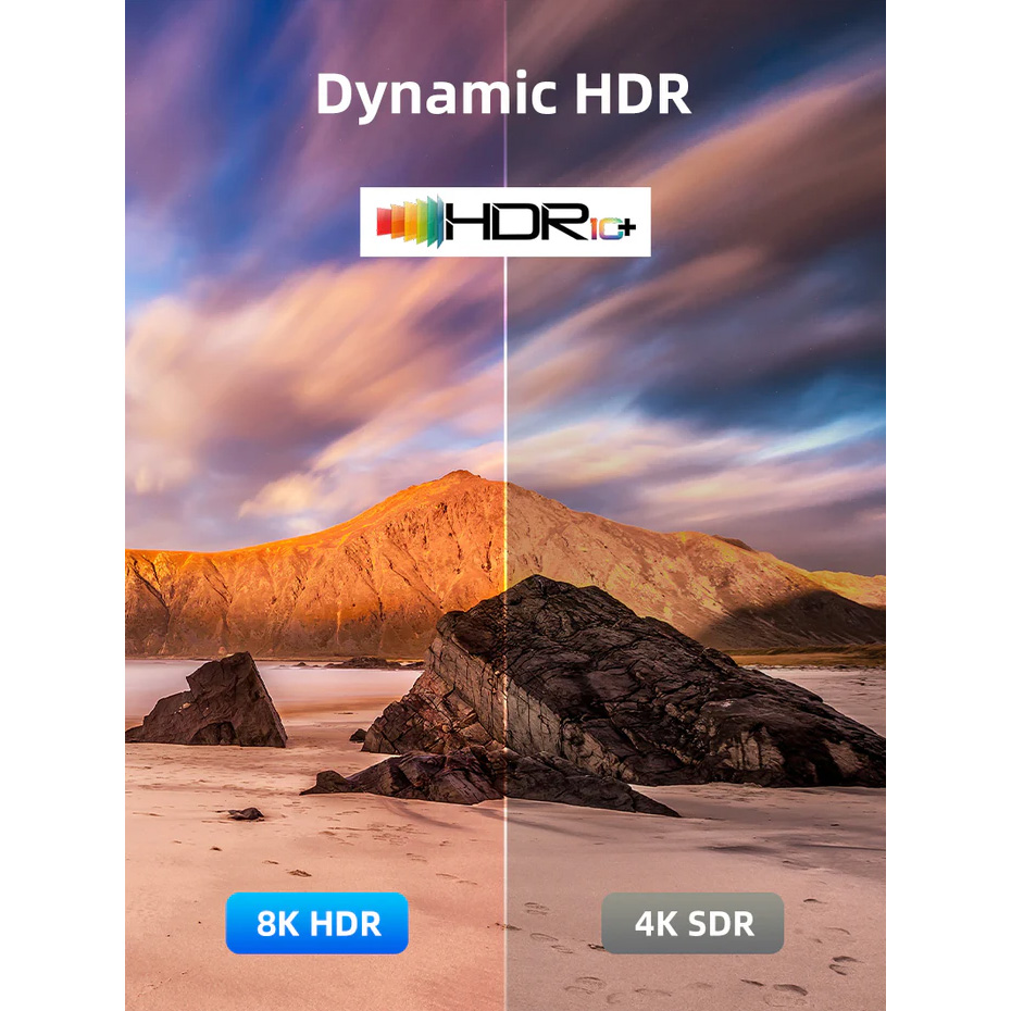 Кабель CABLETIME 8K 60Hz HDMI v2.1 1м Black (CH12H)
