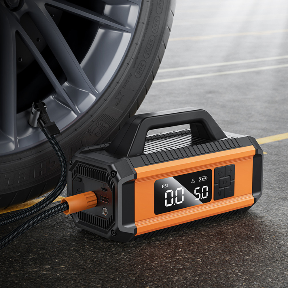 Портативное пускозарядное устройство HOCO QS4 Portable Smart Jump Starter 10000mAh