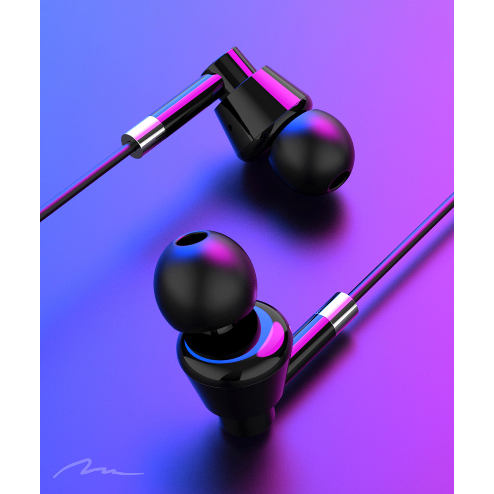 Наушники MEDIA-TECH ALL USB-C Black (MT3609K)