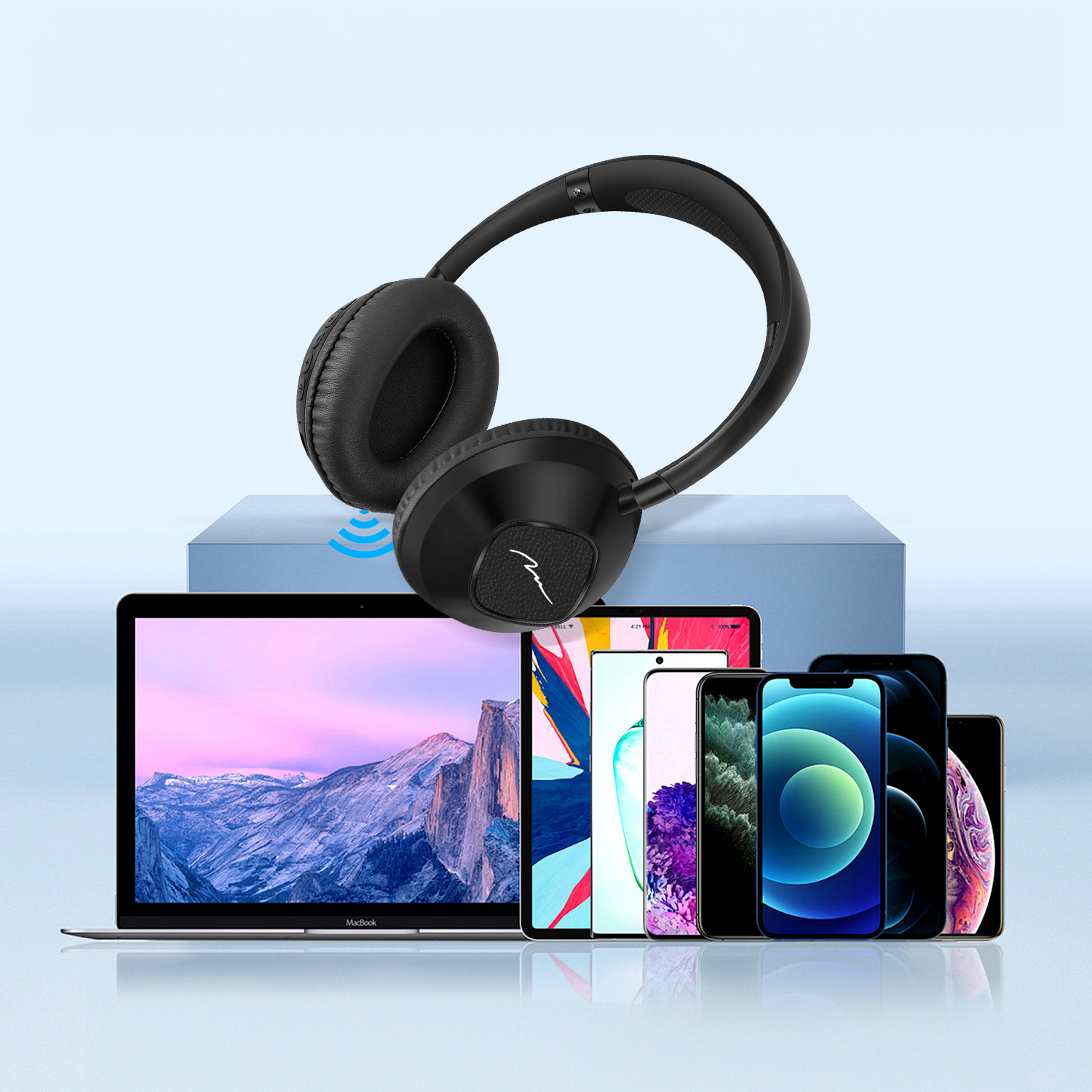 Наушники MEDIA-TECH Sonique BT MT3610 Black
