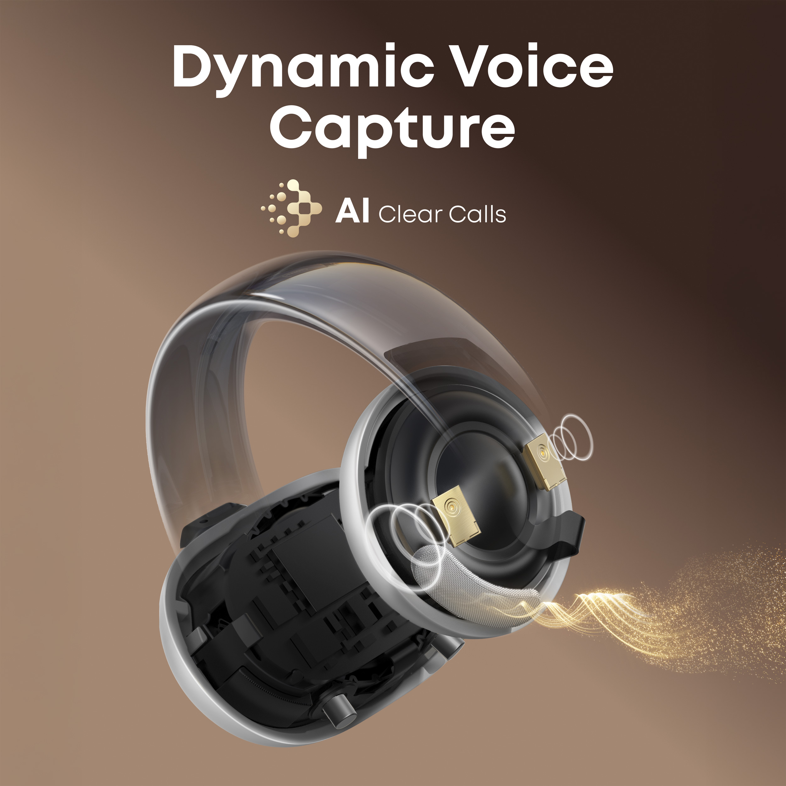 Наушники ANKER SoundCore AeroClip Champagne Mist (A3388G21)