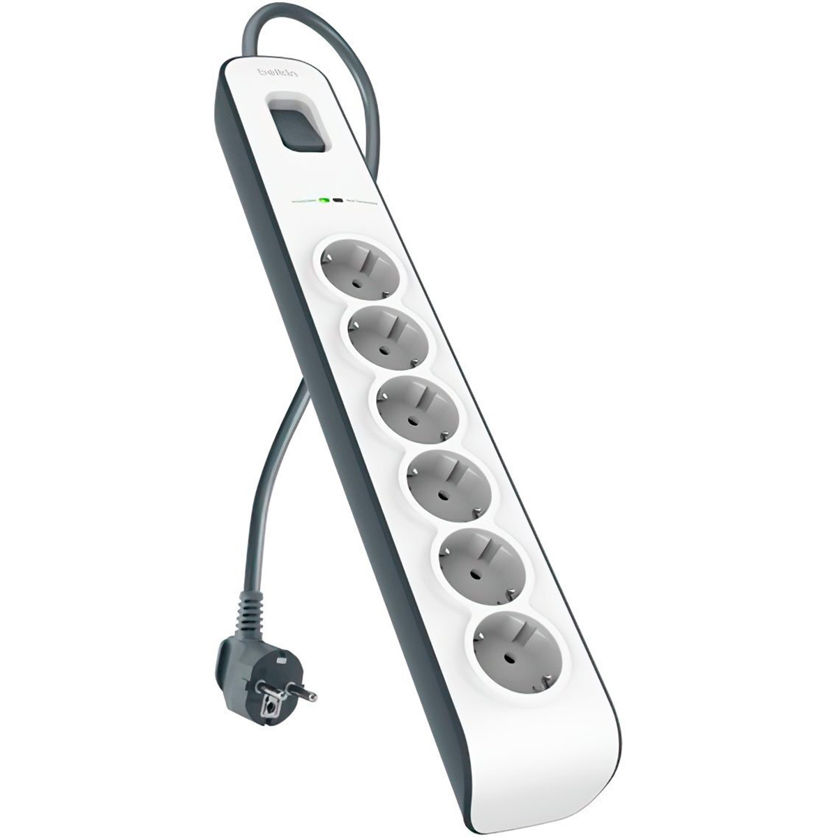 Мережевий фільтр BELKIN Surge Protector White, 6 розеток, 2м (BSV603VF2M-V2)