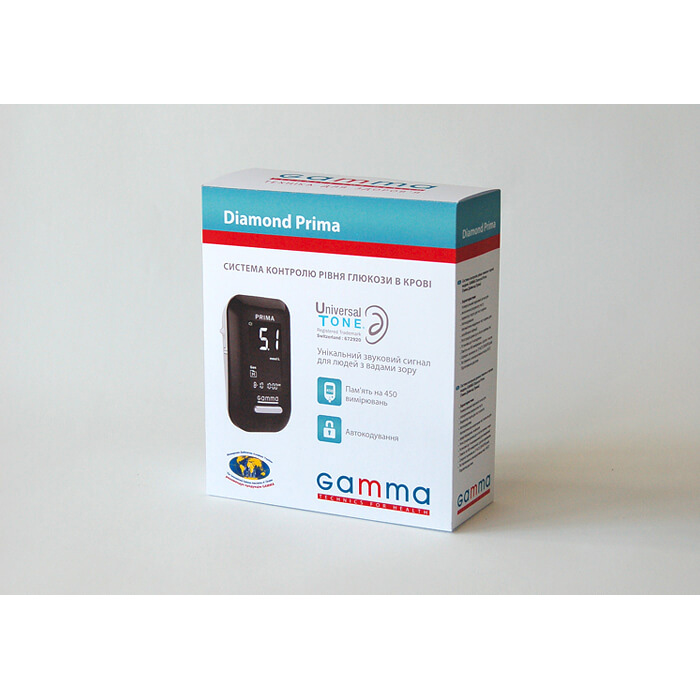 Глюкометр GAMMA Diamond Prima