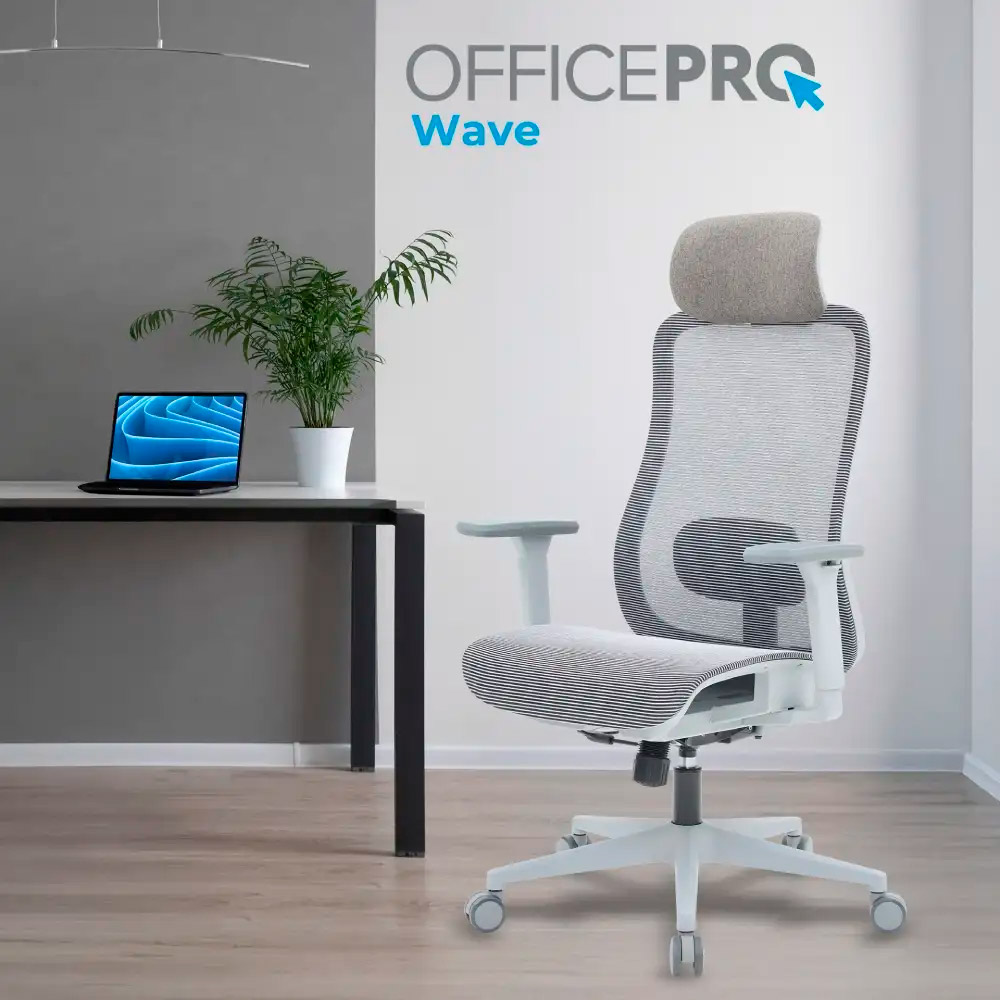 Кресло офисное OFFICEPRO Wave OC670-G-G-G Gray