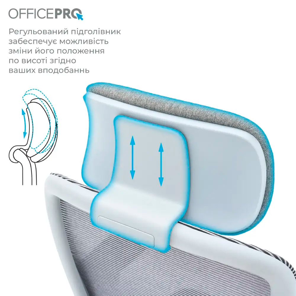 Кресло офисное OFFICEPRO Wave OC670-G-G-G Gray