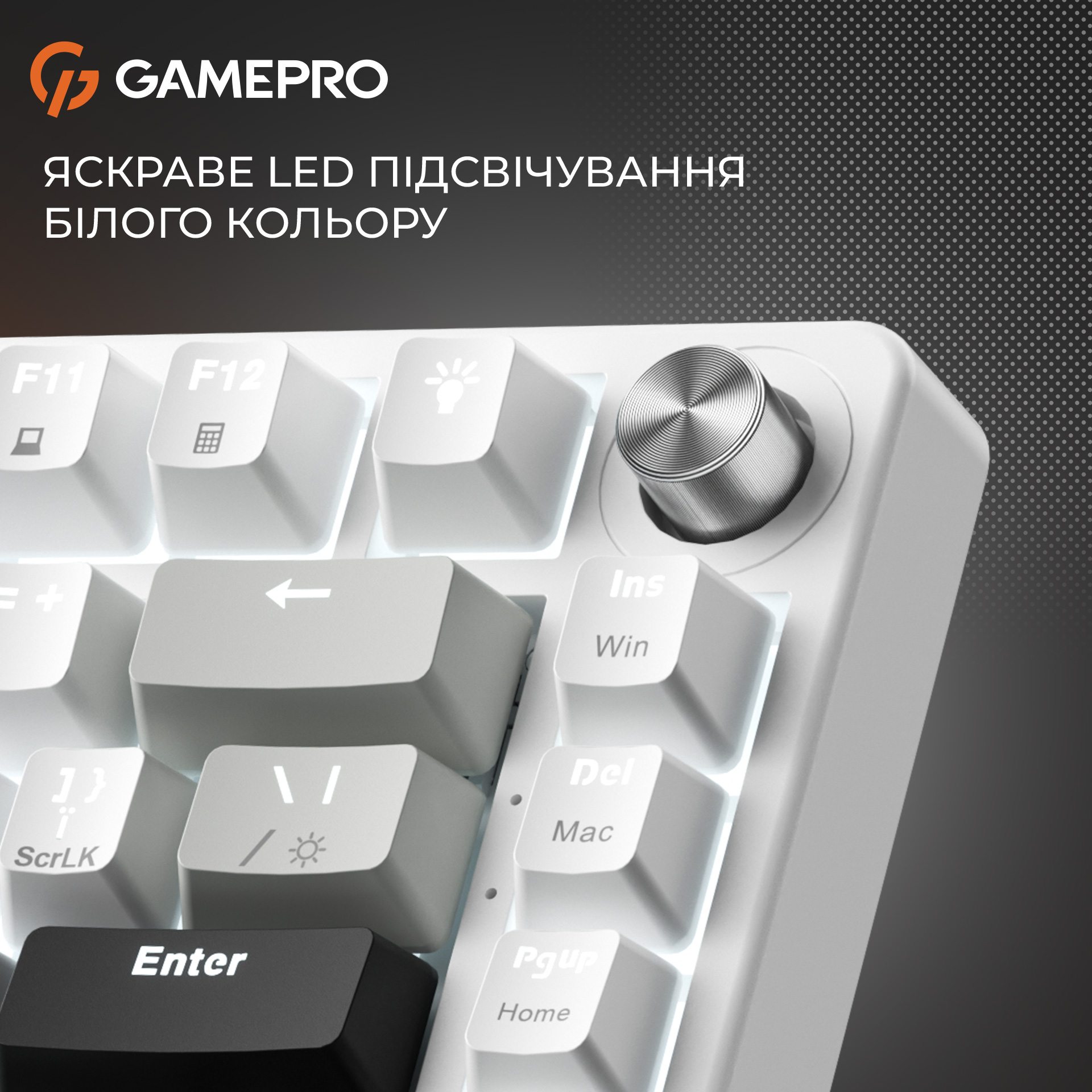 Клавіатура GAMEPRO Genesis Silverlight MK126 Gray
