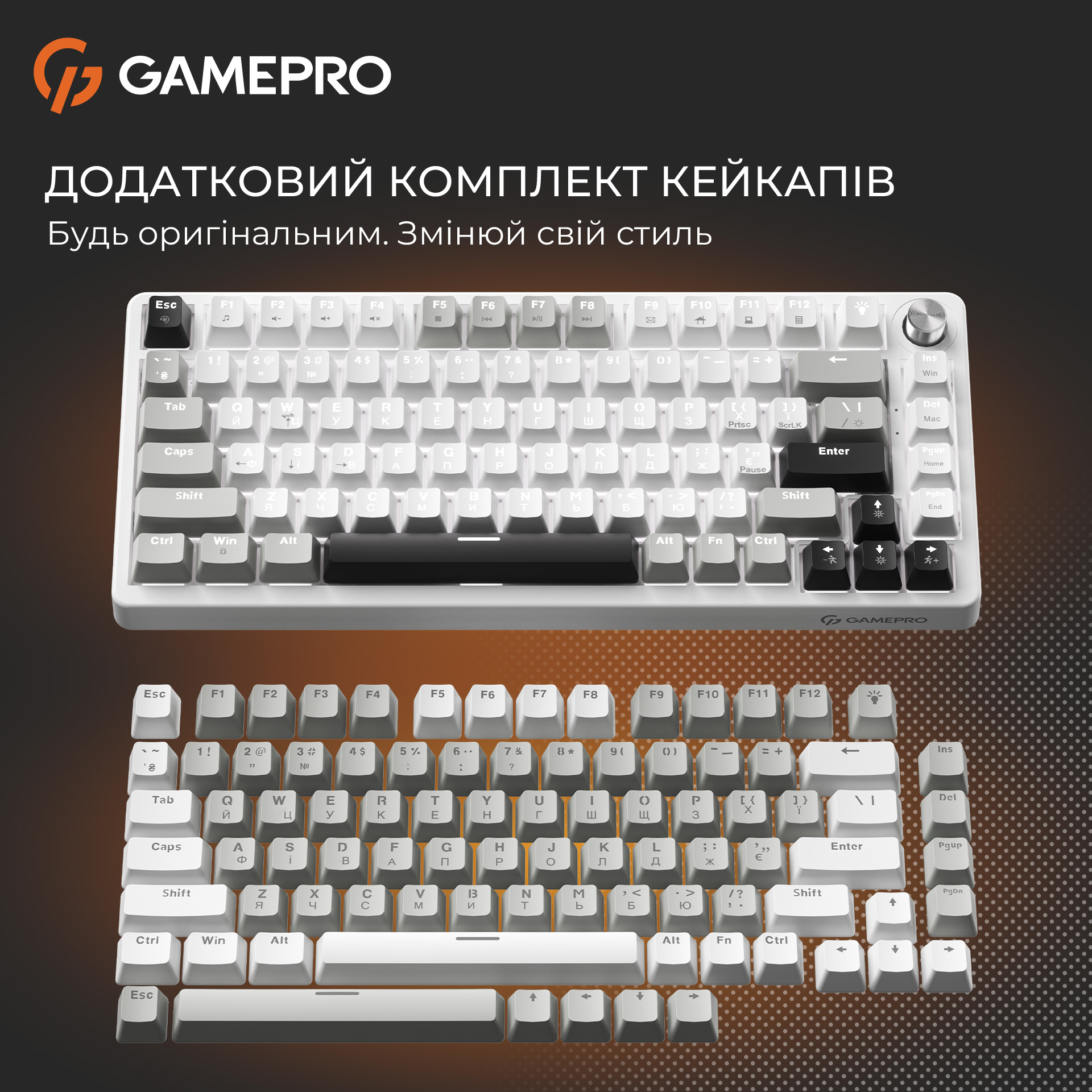 Клавіатура GAMEPRO Genesis Silverlight MK126 Gray