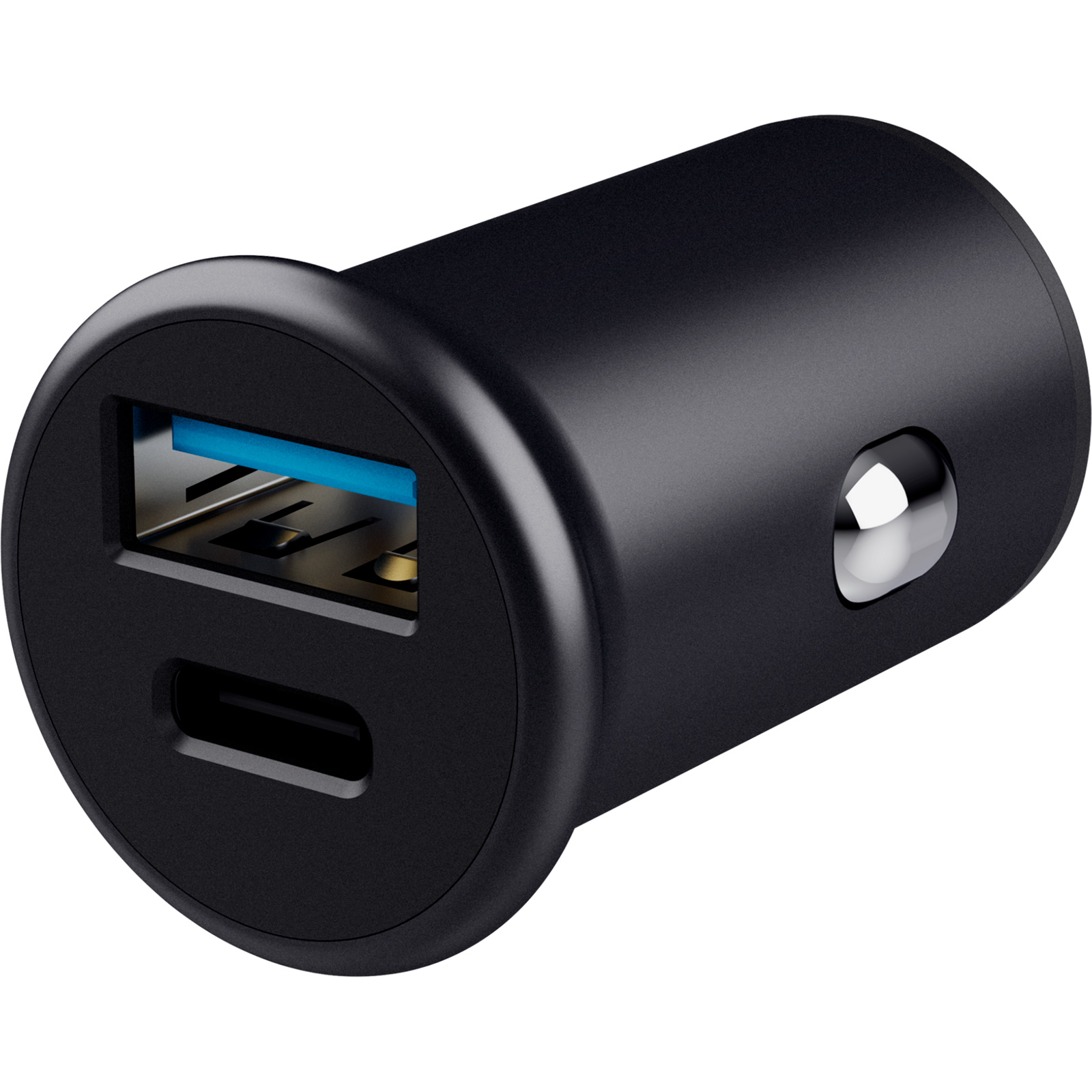 Автомобільний зарядний пристрій TRUST Maxo 38W 1xUSB-A, 1xUSB-C Car Charger Black (25197)