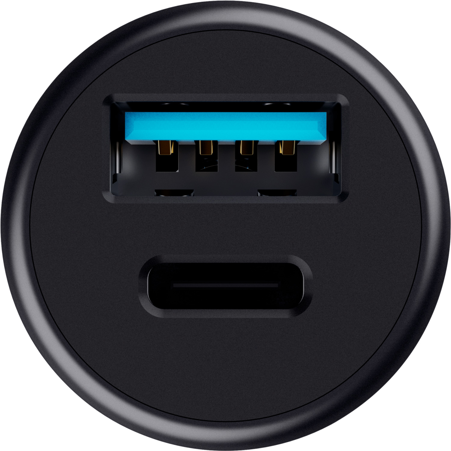 Автомобільний зарядний пристрій TRUST Maxo 38W 1xUSB-A, 1xUSB-C Car Charger Black (25197)