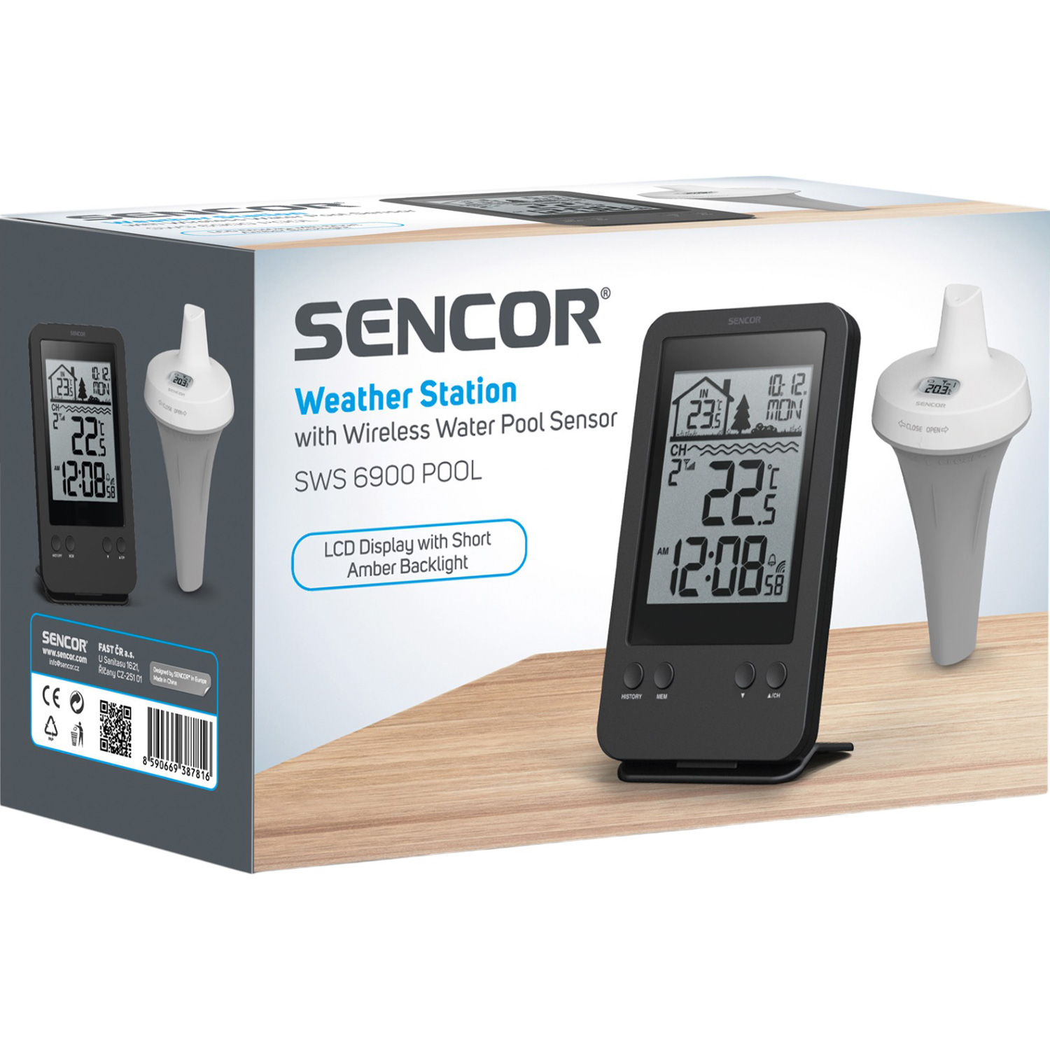 Метеостанция для бассейна SENCOR SWS 6900 Pool (SWS6900POOL)