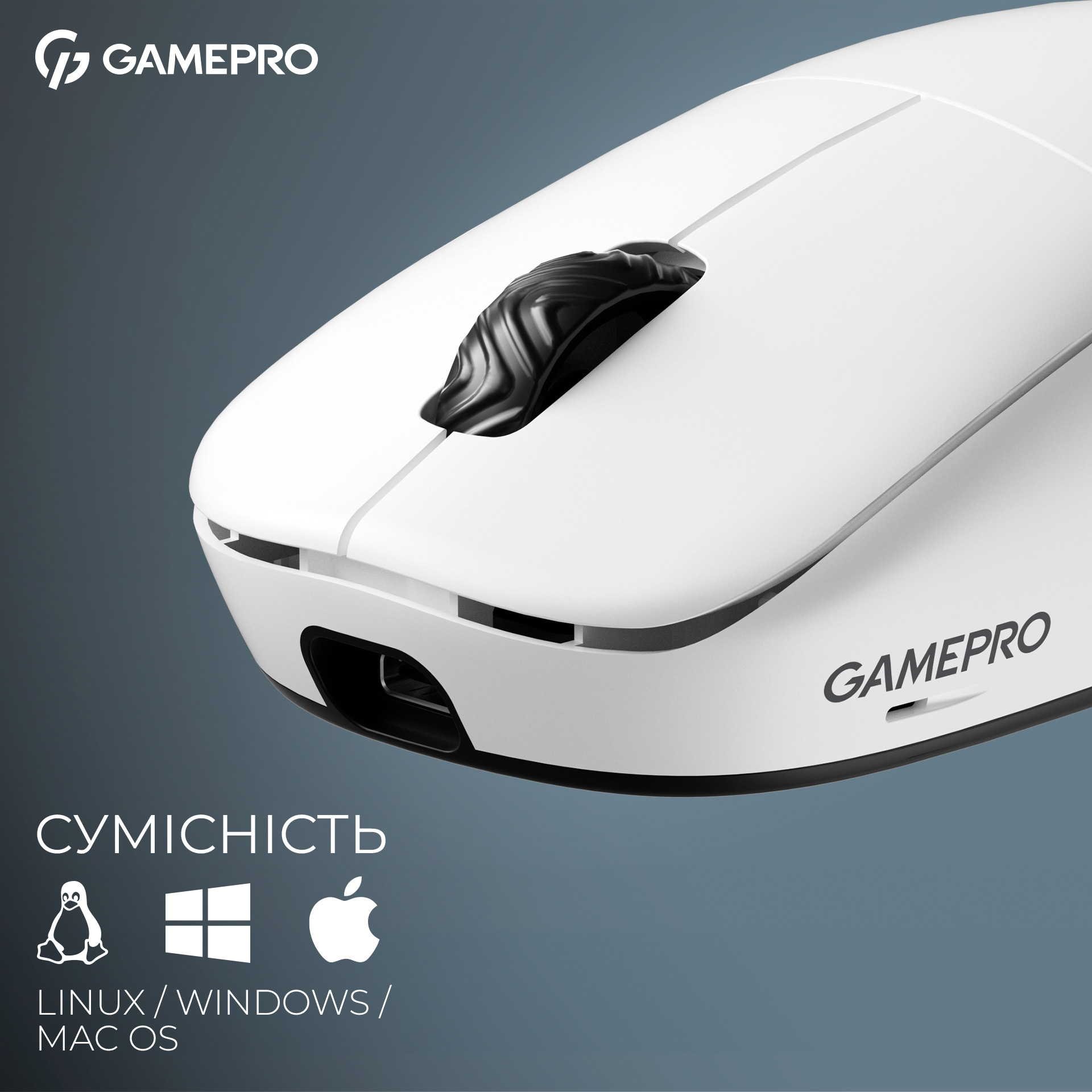 Миша ігрова GAMEPRO Asgard Loki GM022 White