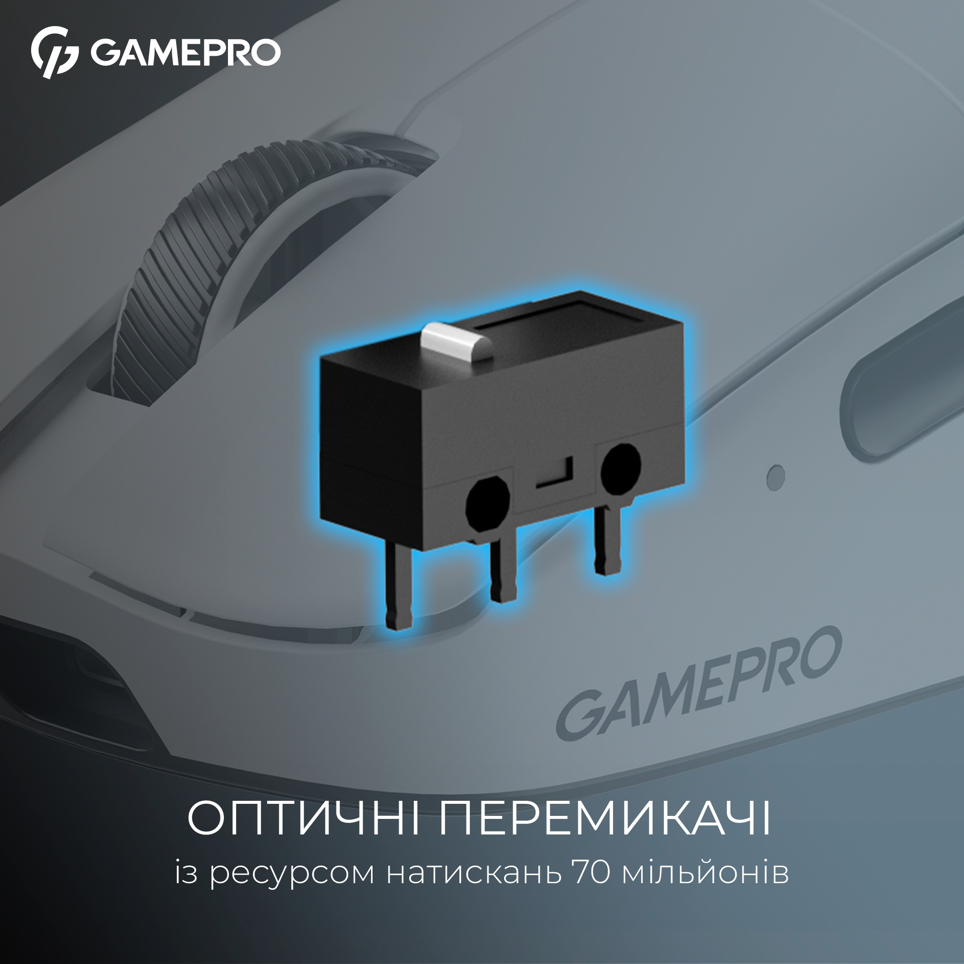 Миша ігрова GAMEPRO Asgard Odin GM035 White