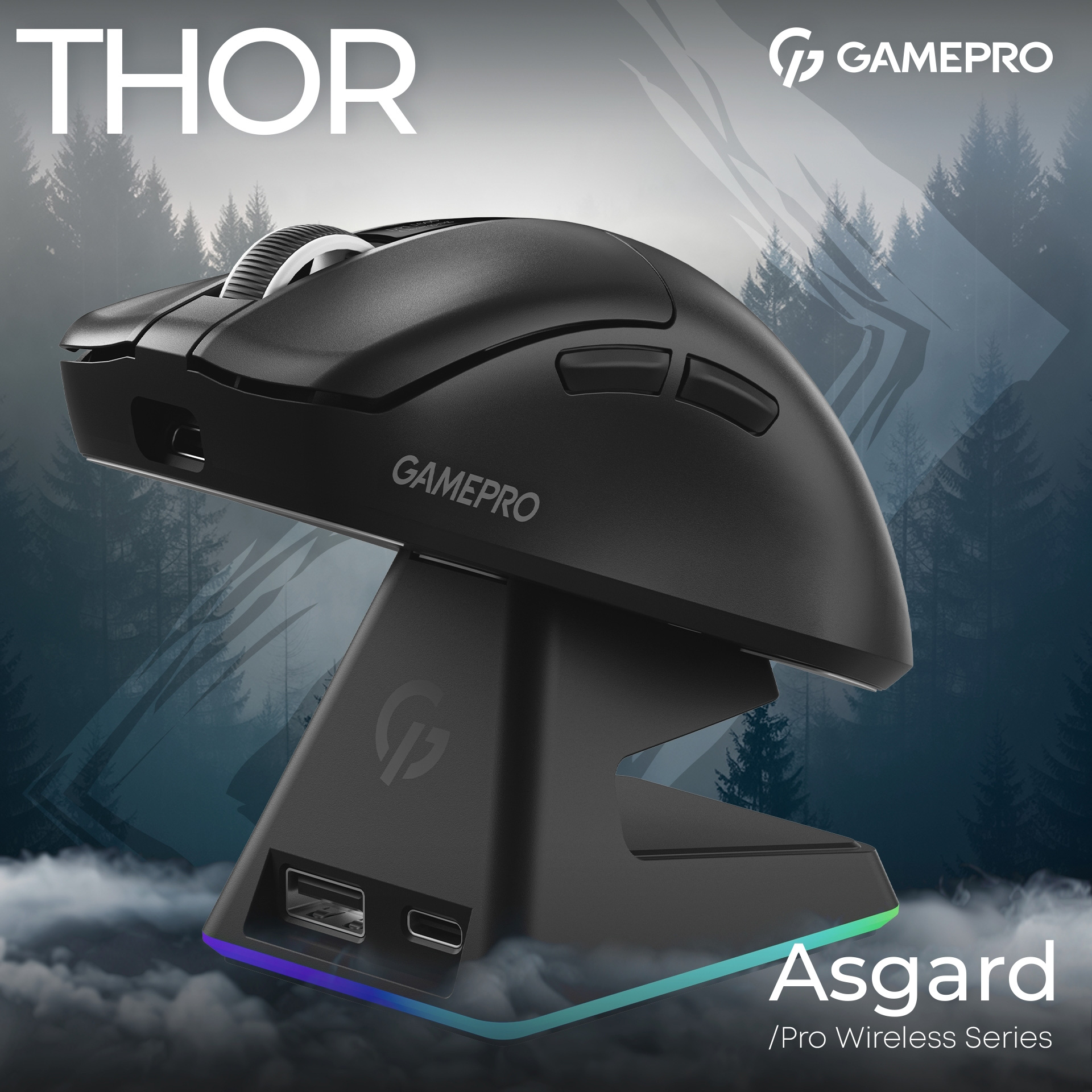 Миша ігрова GAMEPRO Asgard Thor Black