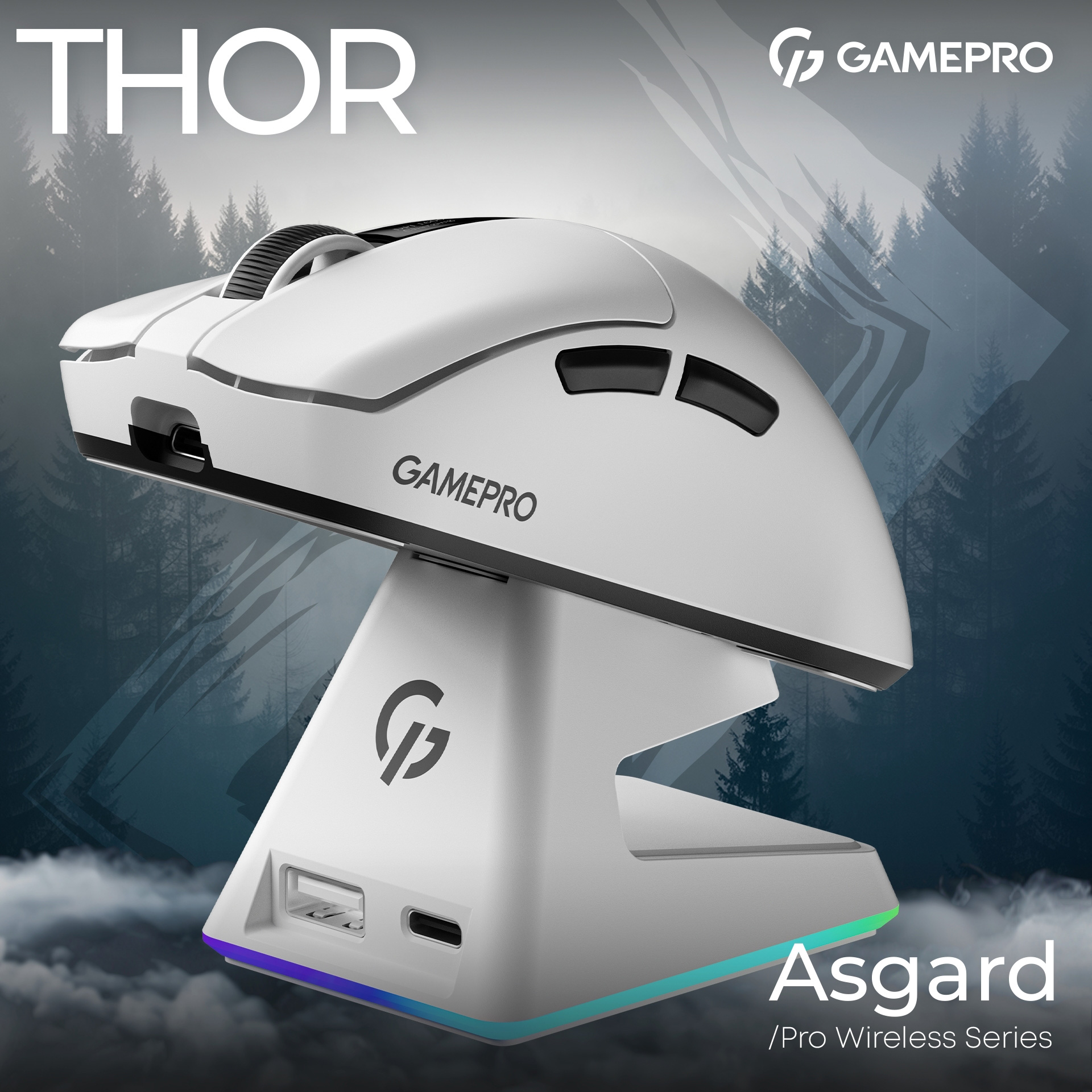 Мышь игровая GAMEPRO Asgard Thor White