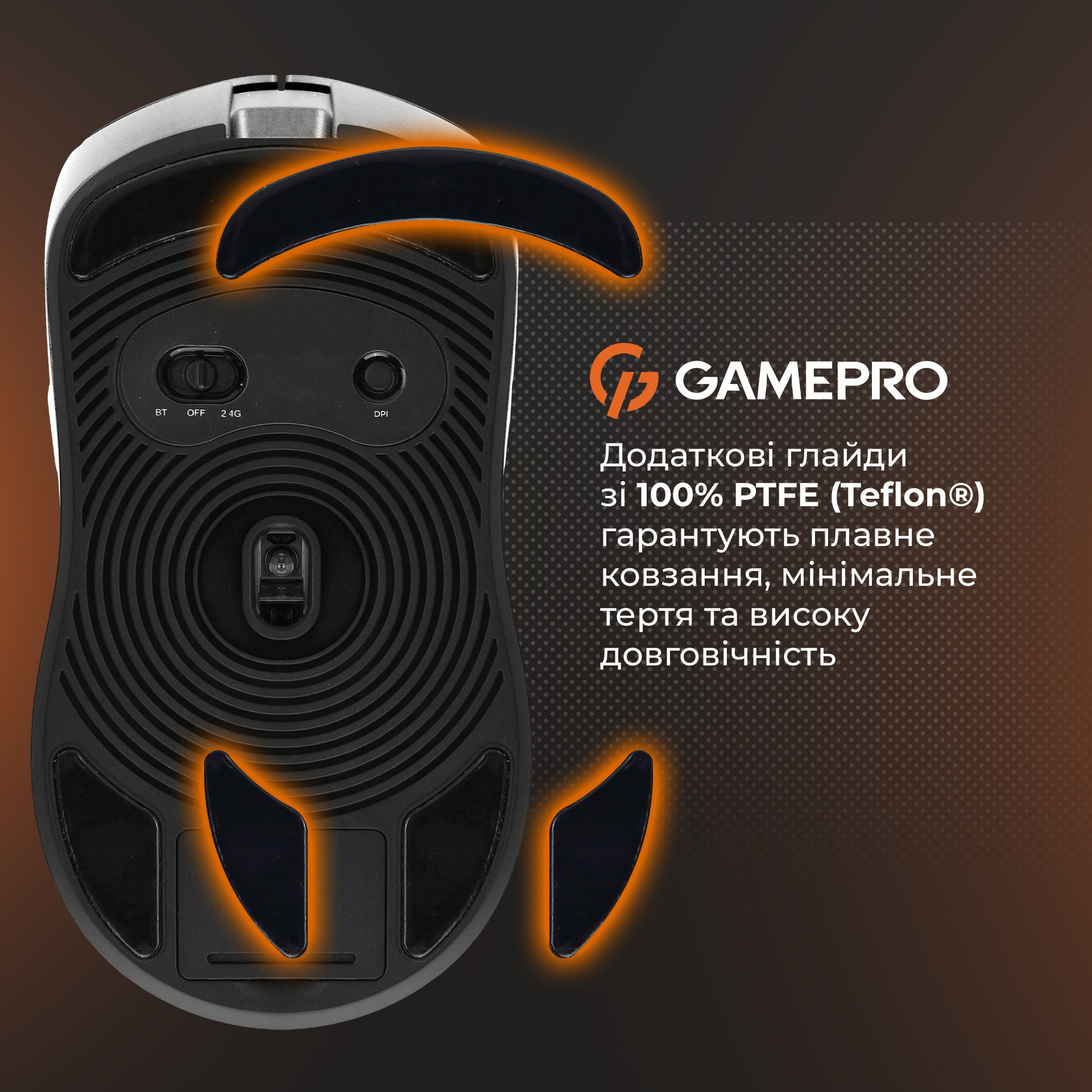 Миша ігрова GAMEPRO Genesis Ranker GM012 White