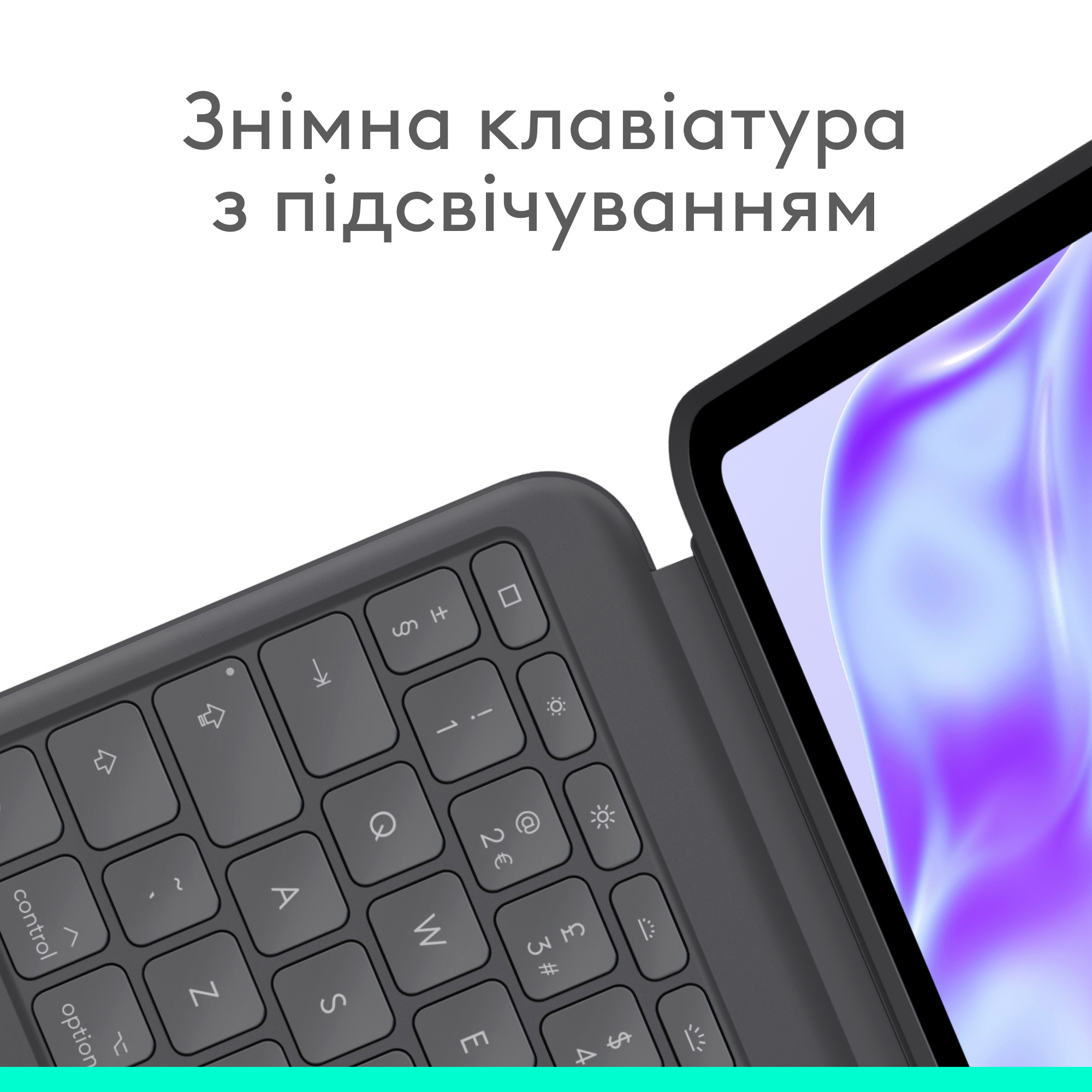 Чехол-клавиатура для планшета LOGITECH Combo Touch for iPad Pro 13" (M4) Graphite (920-012833)