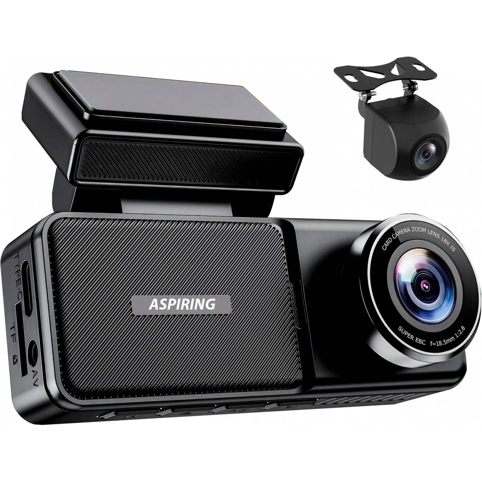 Автомобільний відеореєстратор з камерою заднього виду ASPIRING Alibi 11 Dual (AL-CD1001)