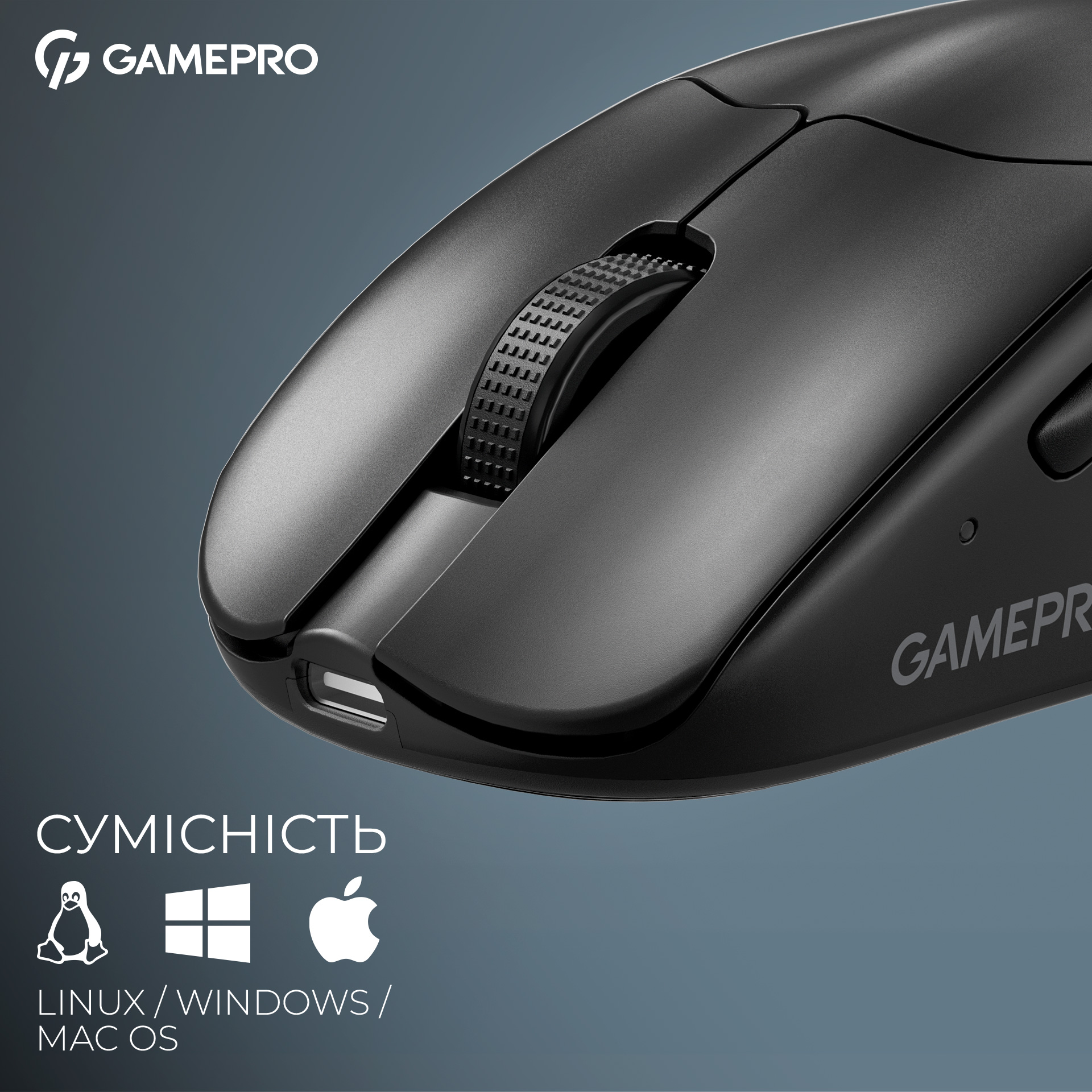 Миша ігрова GAMEPRO Asgard Surt Black