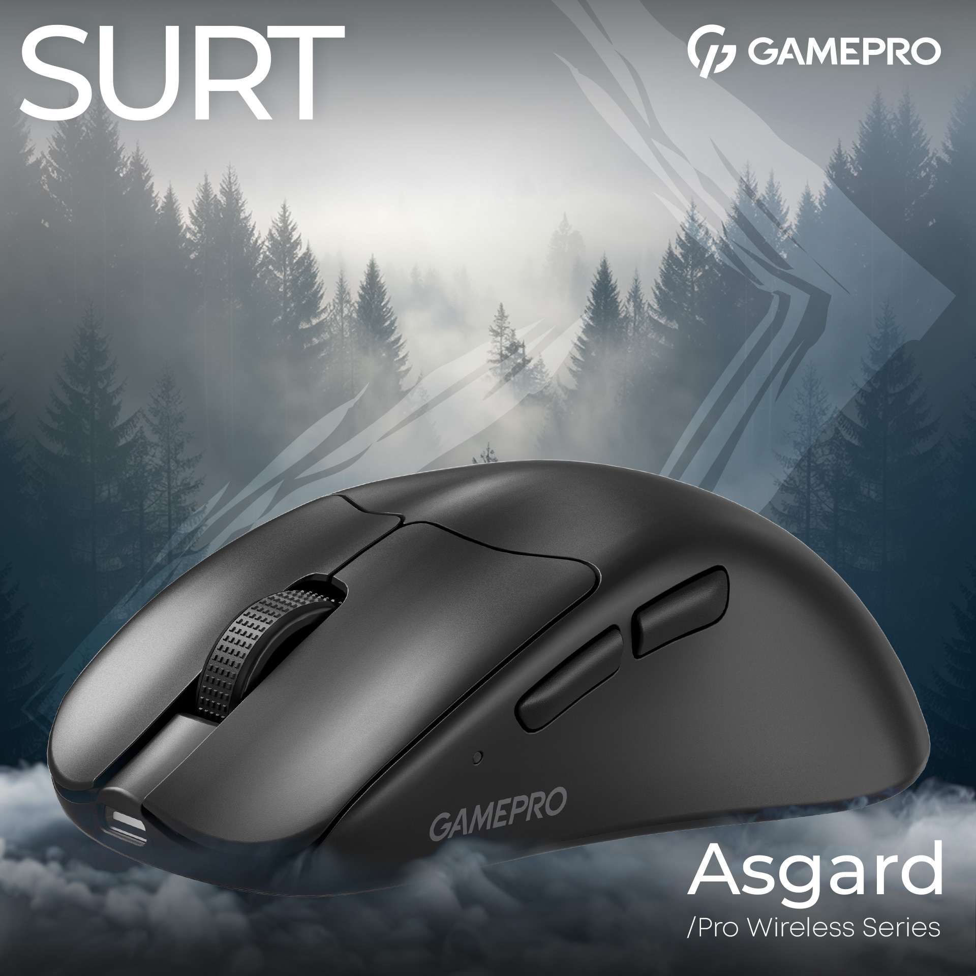Миша ігрова GAMEPRO Asgard Surt Black