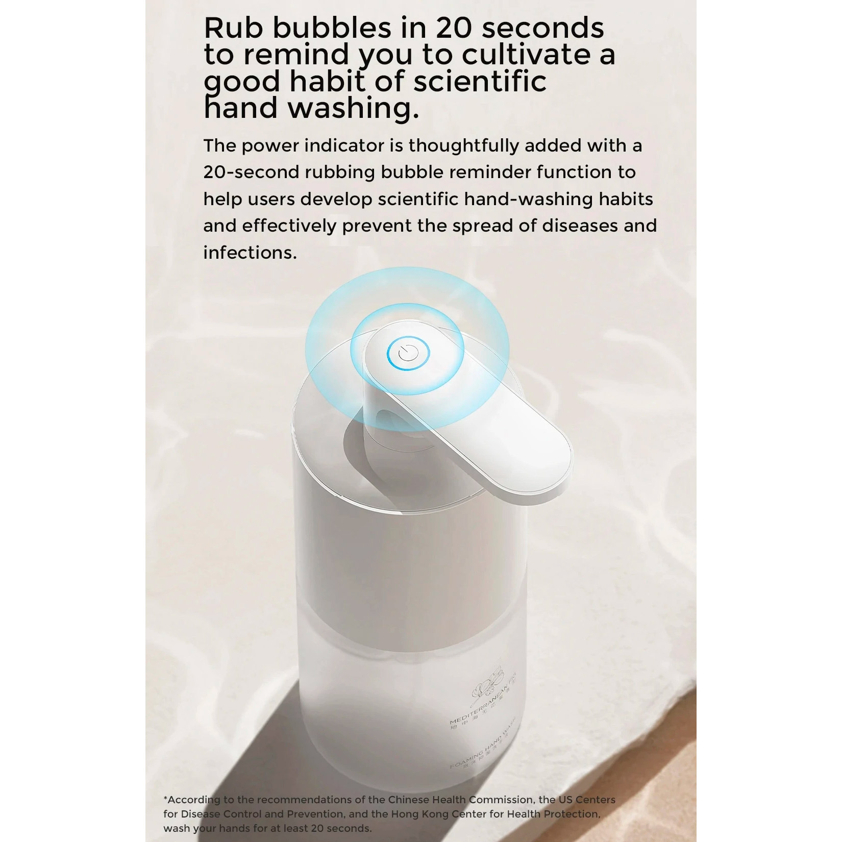 Дозатор рідкого мила сенсорний Xiaomi MIJIA Automatic Soap Dispenser Pro White (MJXSJ04XW)