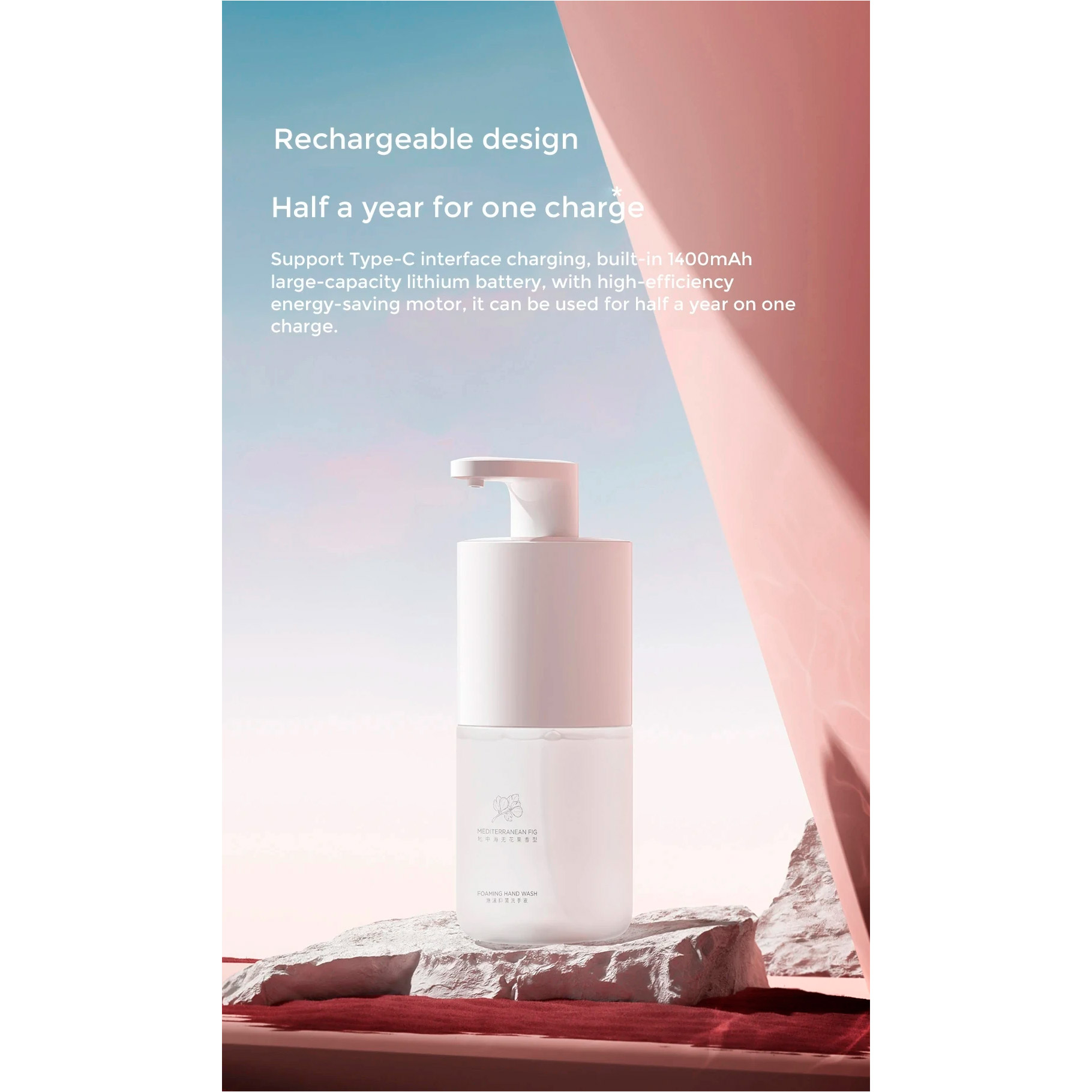 Дозатор рідкого мила сенсорний Xiaomi MIJIA Automatic Soap Dispenser Pro White (MJXSJ04XW)