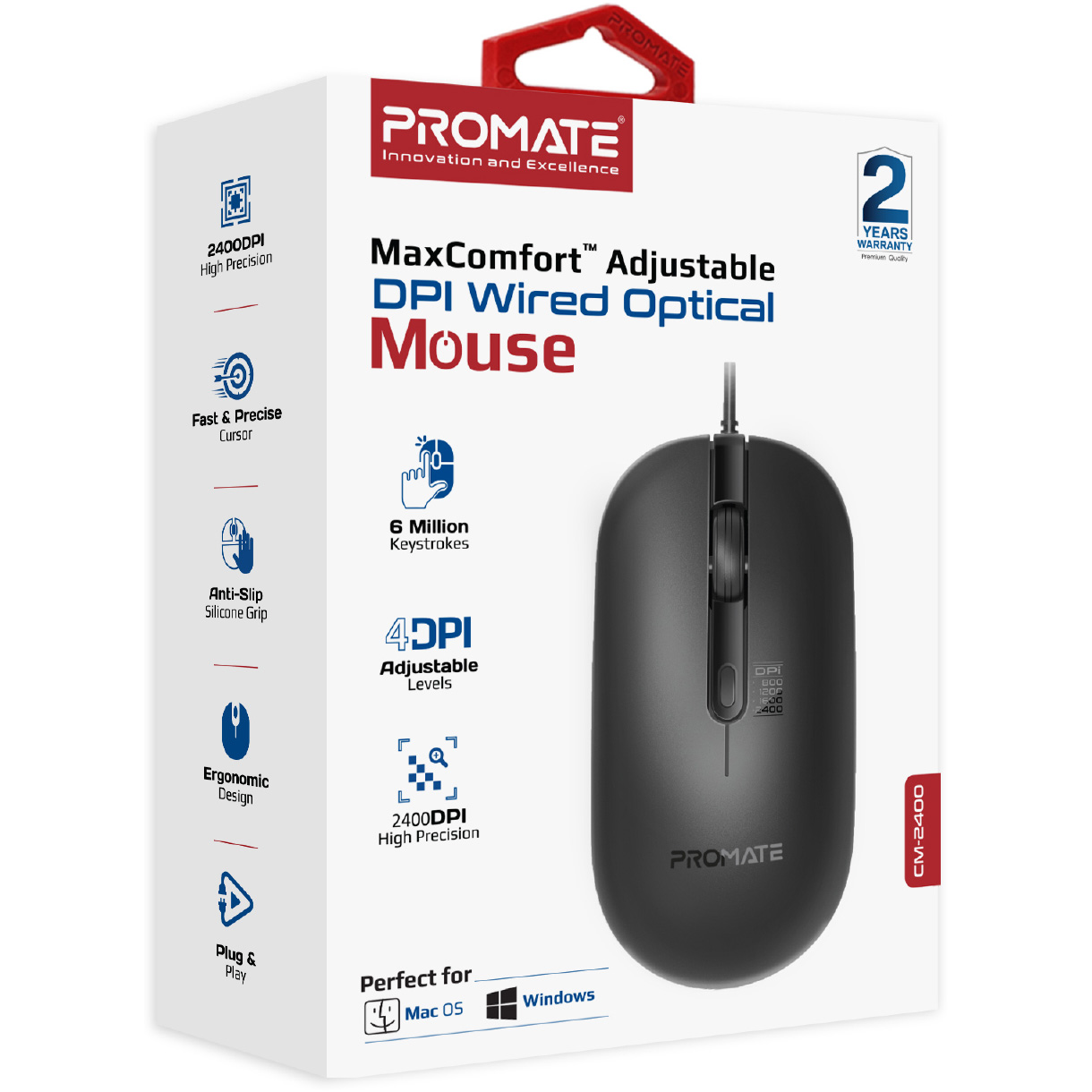 Мышь PROMATE CM-2400