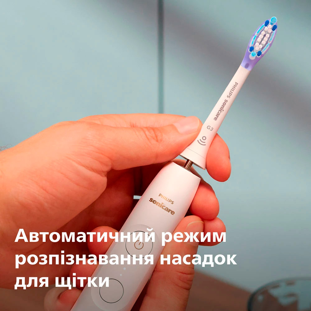 Електрична зубна щітка PHILIPS Sonicare 7100 series White + дорожній футляр (HX7420/01)