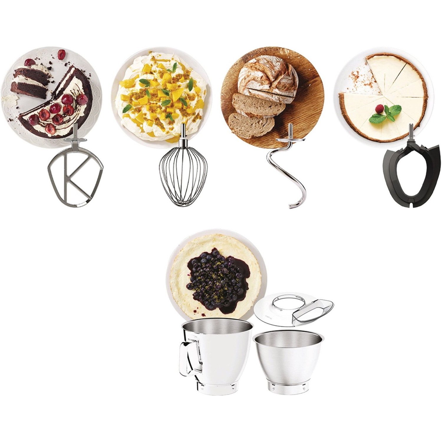 Кухонная машина KENWOOD Titanium Chef Baker XL KVL 85.124 SI (5011423002354)