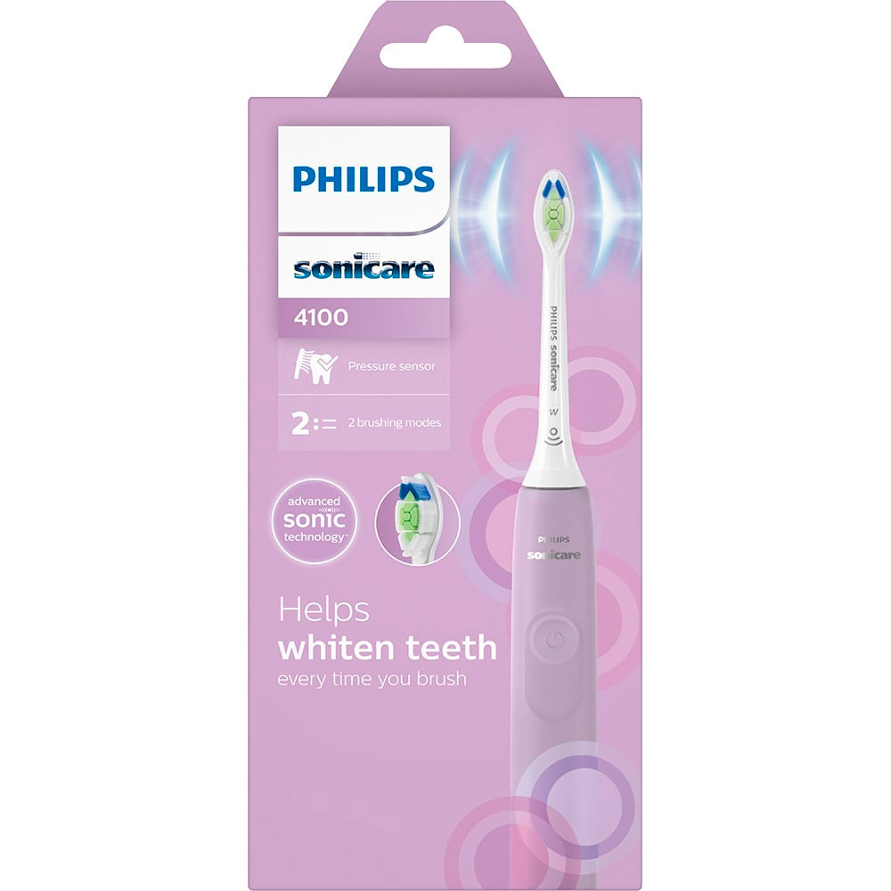 Електрична зубна щітка PHILIPS Sonicare 4100 series Prismatic Edition Lush Lilac (HX3689/44)
