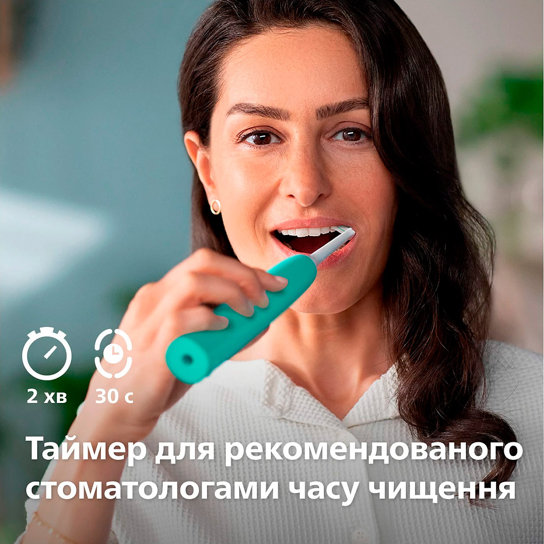 Электрическая зубная щётка PHILIPS Sonicare 4100 series Prismatic Edition Mint Blue (HX3689/43)
